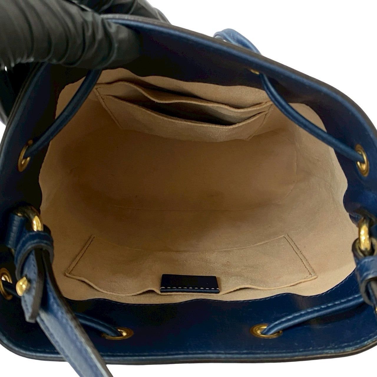 Gucci Gucci Shoulder Bag Blue Leather Size ONE SIZE - 9 Thumbnail