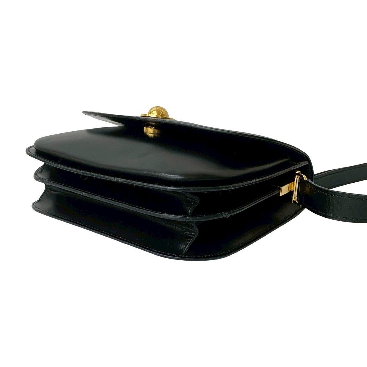 Celine Celine Shoulder Bag Black Leather Size ONE SIZE - 8 Thumbnail