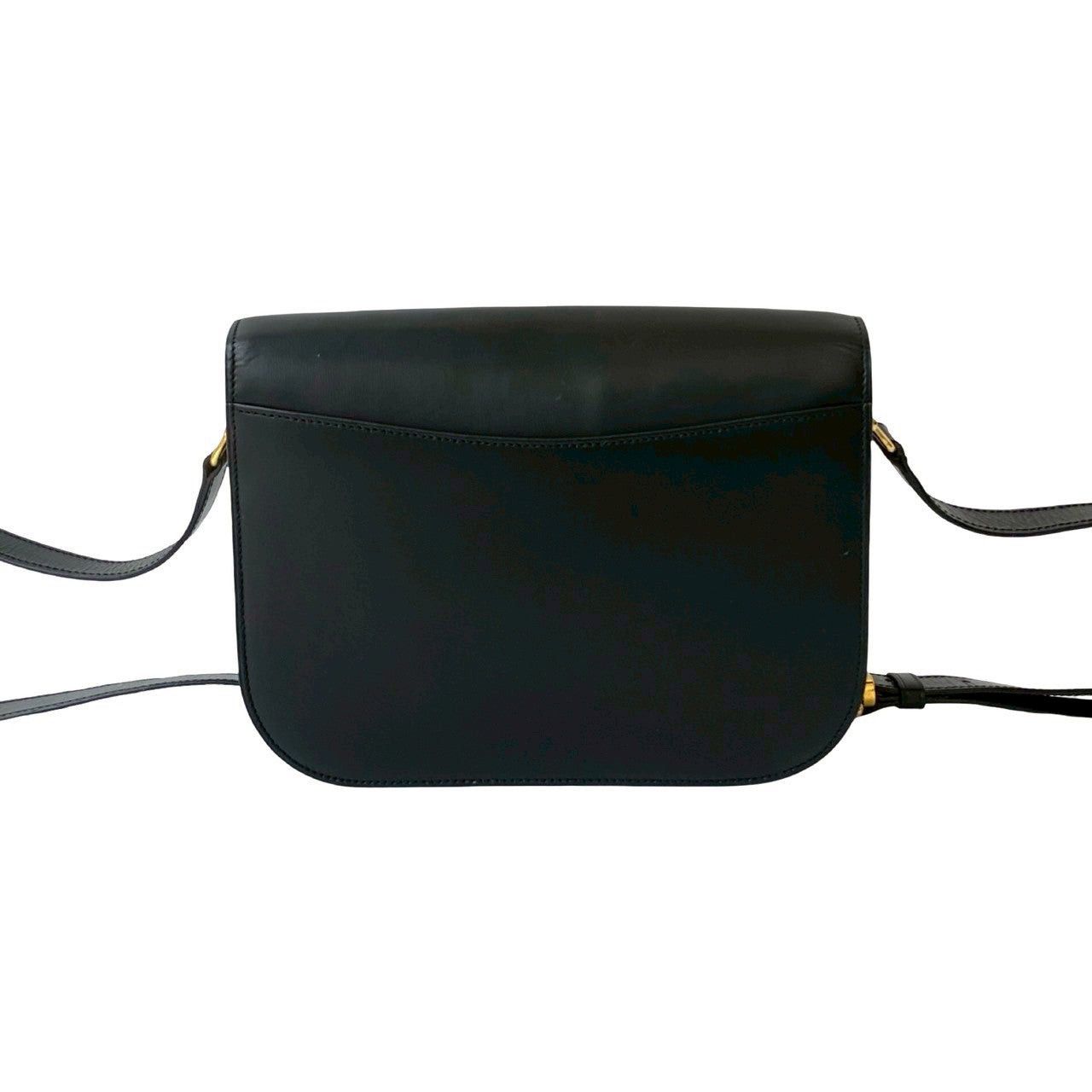 Celine Celine Shoulder Bag Black Leather Size ONE SIZE - 3 Thumbnail