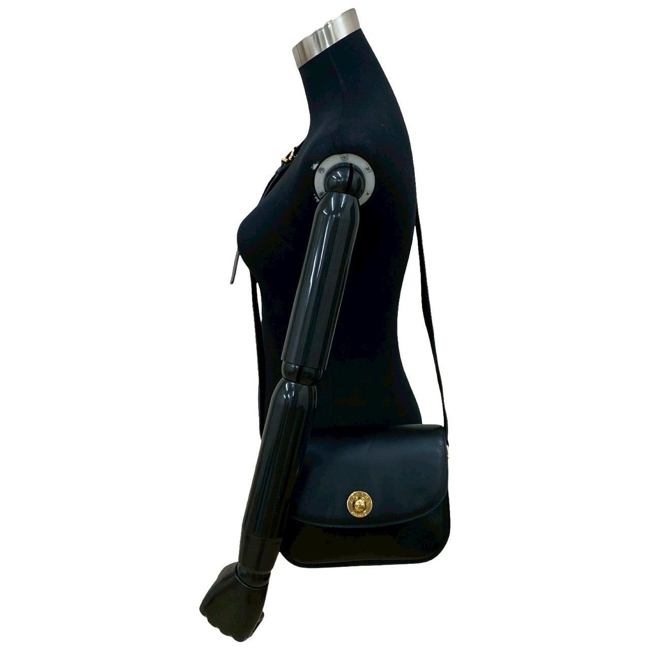 Celine Celine Shoulder Bag Black Leather Size ONE SIZE - 2 Thumbnail