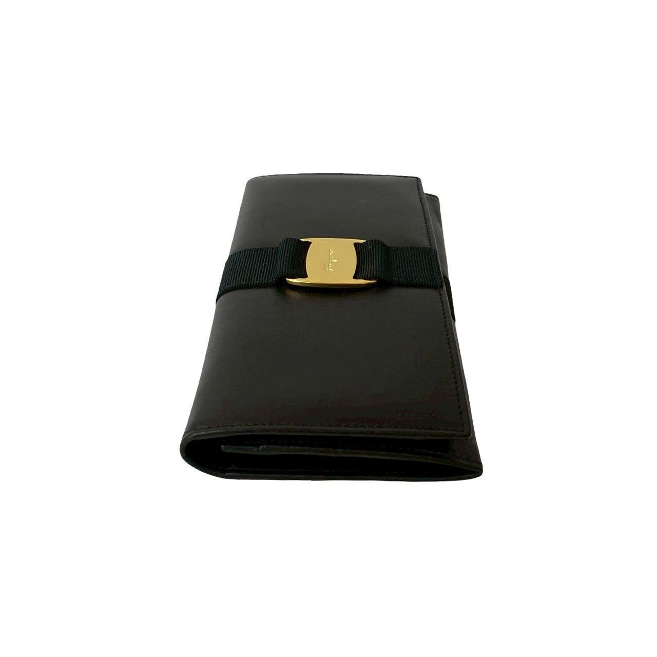 Salvatore Ferragamo Salvatore Ferragamo Black Leather Size ONE SIZE - 4 Thumbnail