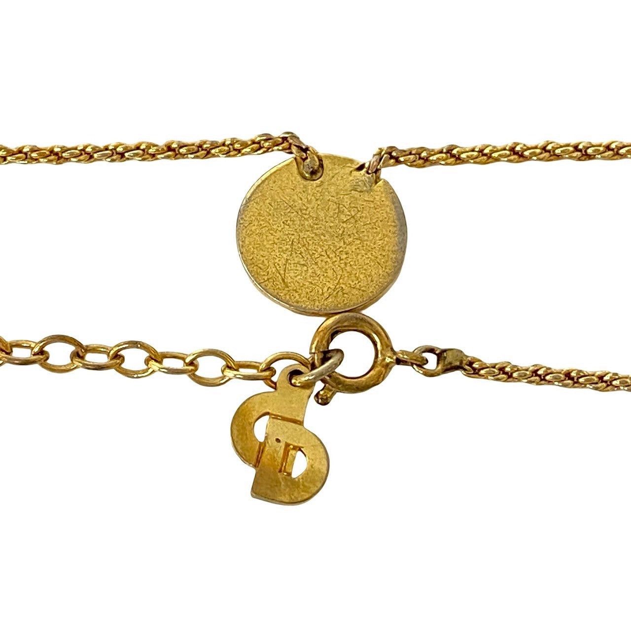 Dior Dior Necklace Gold Plated Size ONE SIZE - 4 Thumbnail