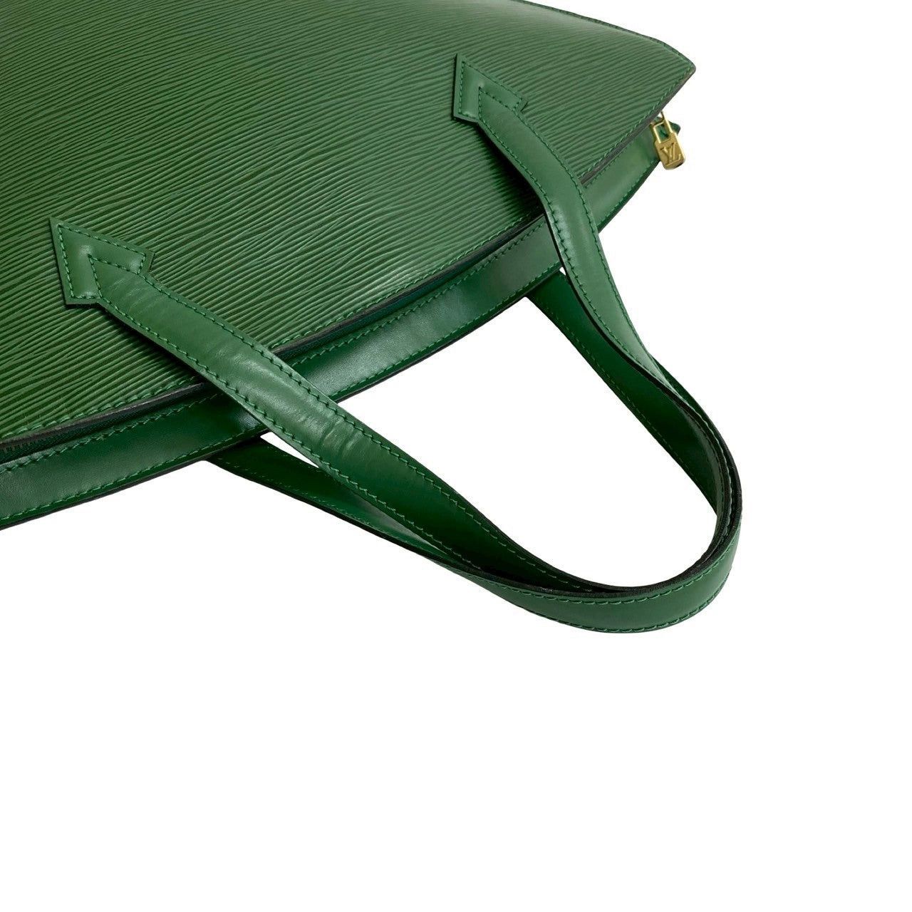Louis Vuitton Louis Vuitton Handbag Green Leather Size ONE SIZE - 4 Thumbnail
