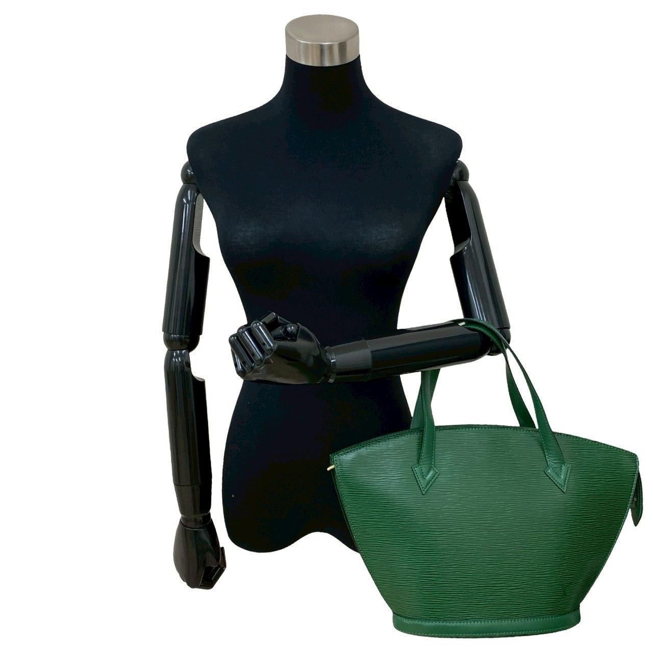 Louis Vuitton Louis Vuitton Handbag Green Leather Size ONE SIZE - 2 Thumbnail