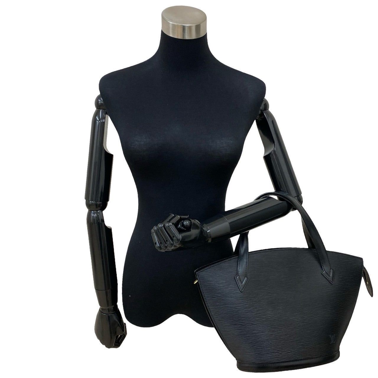 Louis Vuitton Louis Vuitton Handbag Black Leather Size ONE SIZE - 2 Thumbnail