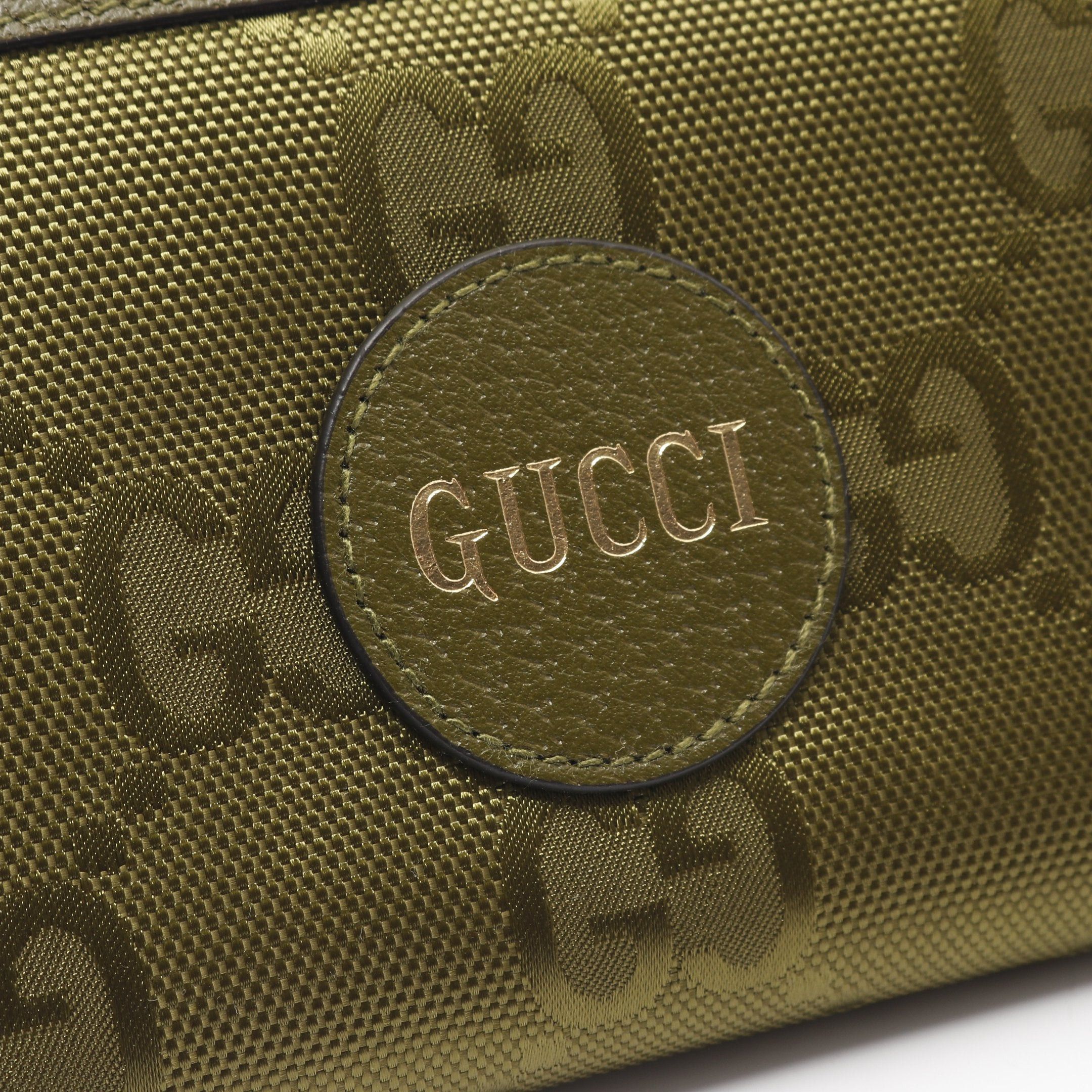 Gucci Gucci Off The Grid Gg Canvas Round Zipper Long Wallet Leather Khaki Green Size ONE SIZE - 7 Thumbnail