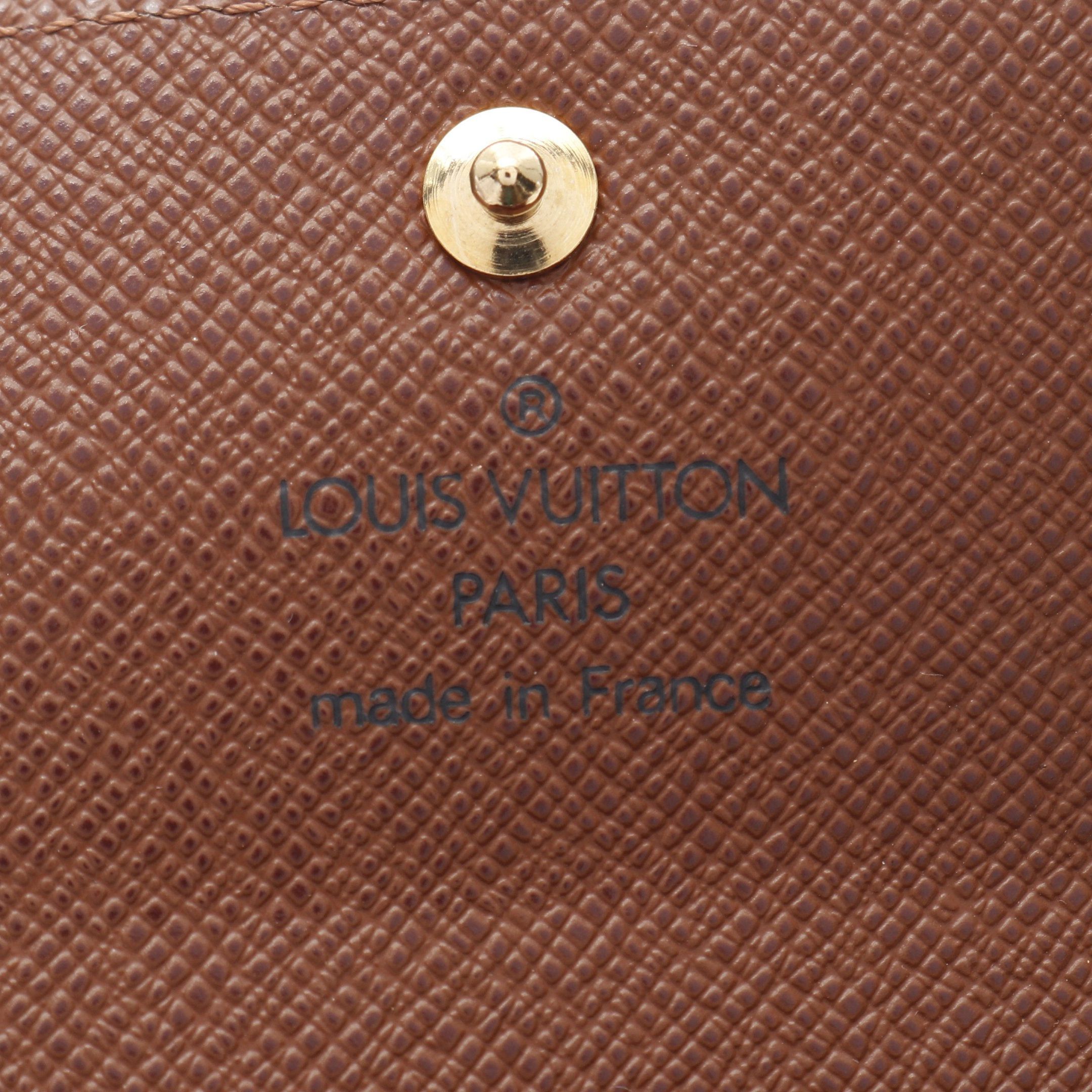 Louis Vuitton Louis Vuitton Porte-Monnaie Plastic Monogram Coin Purse Leather Brown Size ONE SIZE - 4 Thumbnail