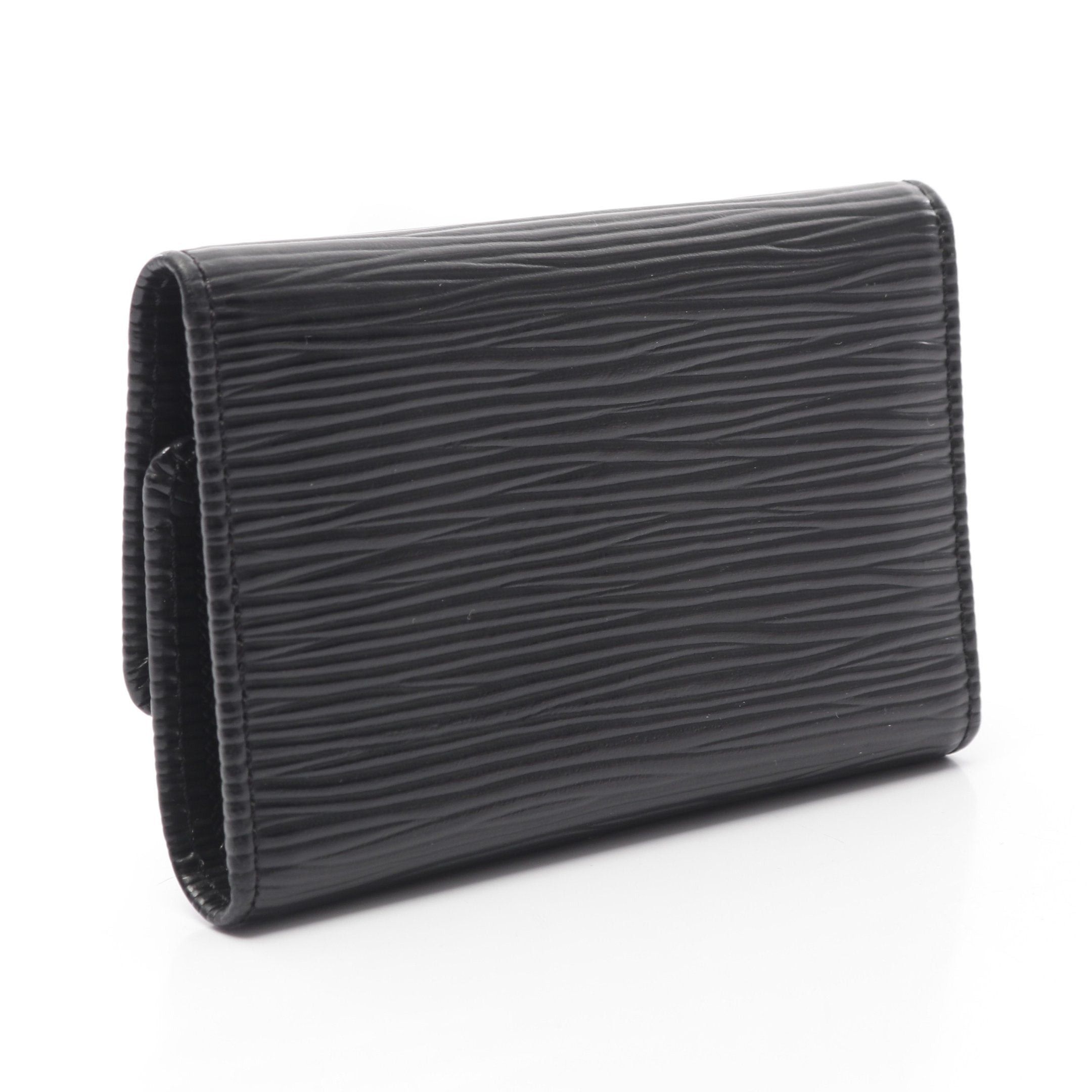 Louis Vuitton Louis Vuitton Multicle 6 Epi Noir Key Case Leather Black Size ONE SIZE - 2 Thumbnail