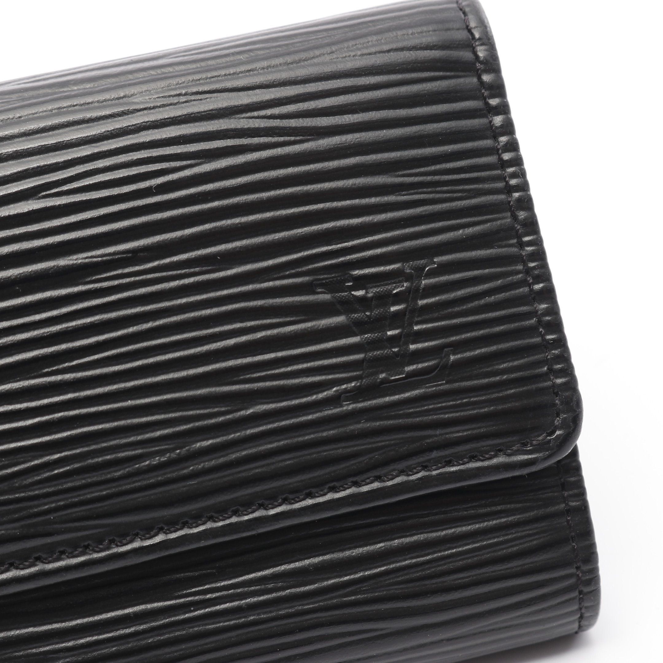 Louis Vuitton Louis Vuitton Multicle 6 Epi Noir Key Case Leather Black Size ONE SIZE - 8 Thumbnail