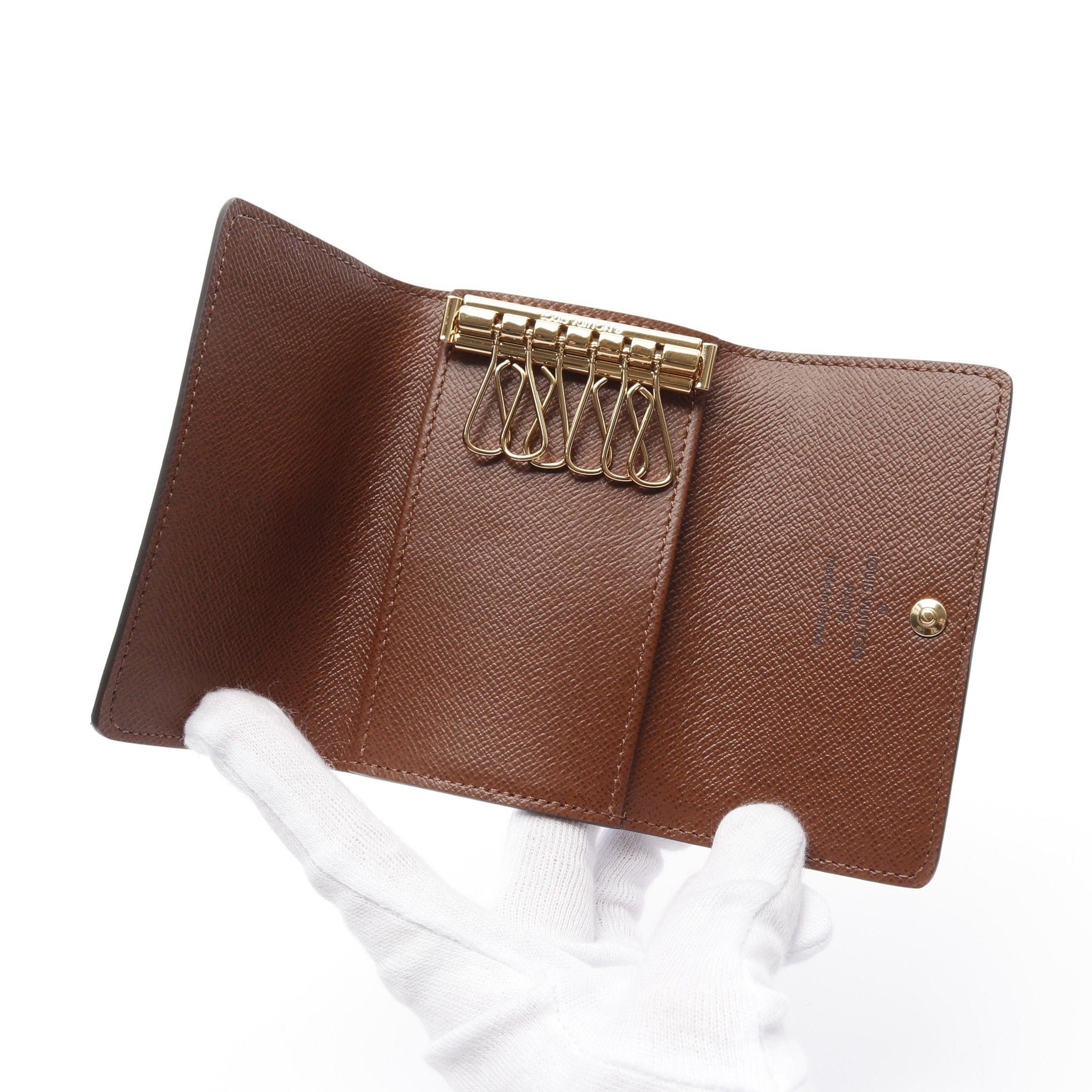 Louis Vuitton Louis Vuitton Multicle 6 Monogram Key Case Brown Size ONE SIZE - 3 Thumbnail