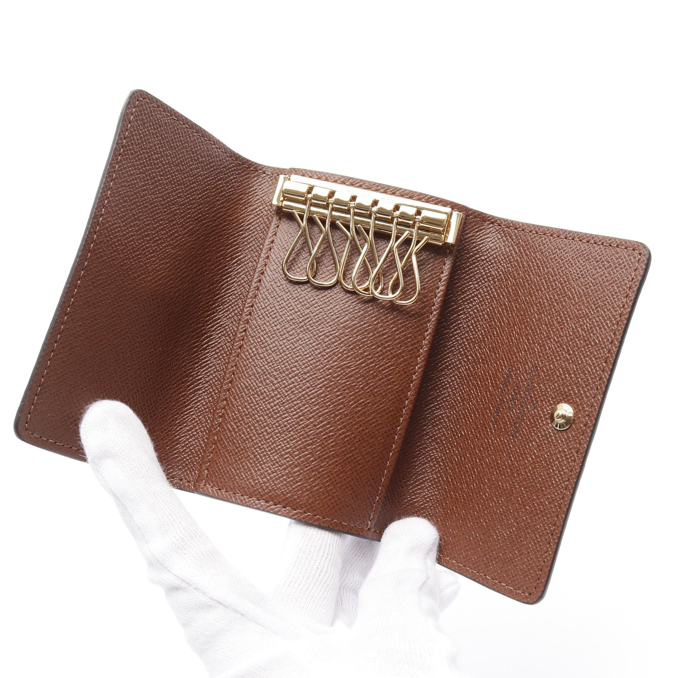 Louis Vuitton Louis Vuitton Multicle 6 Monogram Key Case Brown Size ONE SIZE - 3 Thumbnail