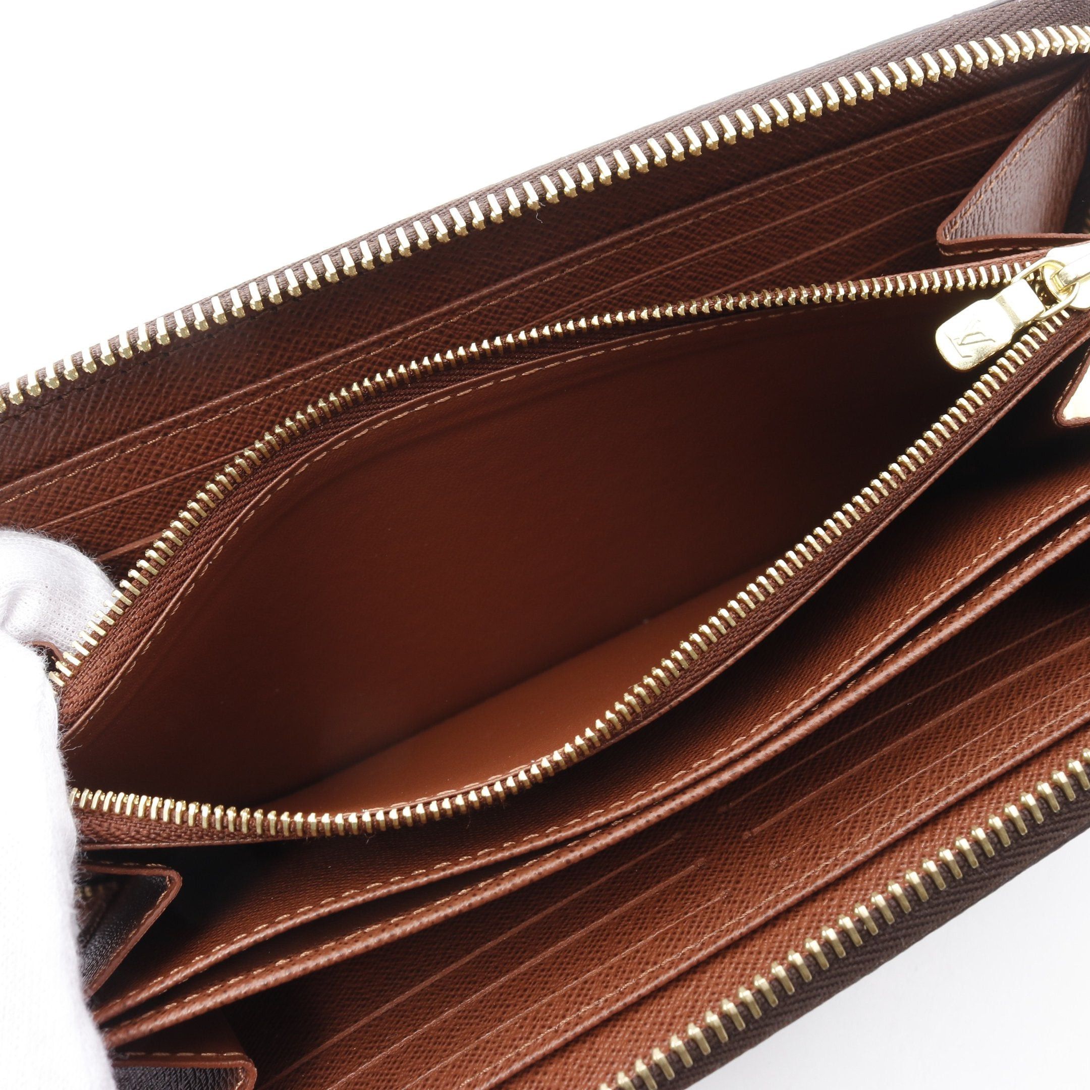 Louis Vuitton Louis Vuitton Zippy Wallet Monogram Round Zipper Long Brown Size ONE SIZE - 5 Thumbnail