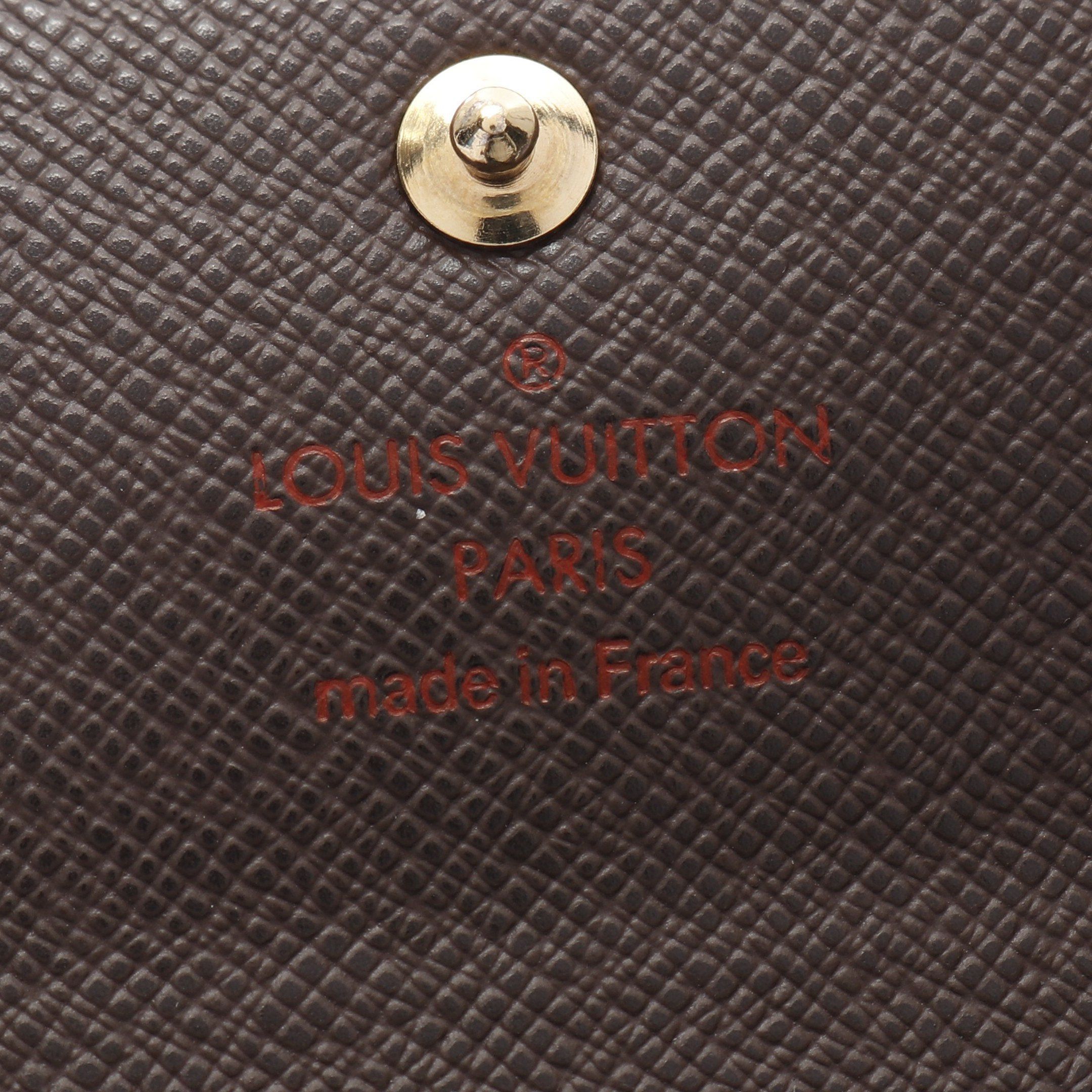 Louis Vuitton Louis Vuitton Portomonepura Damier Ebene Coin Purse Brown Size ONE SIZE - 4 Thumbnail