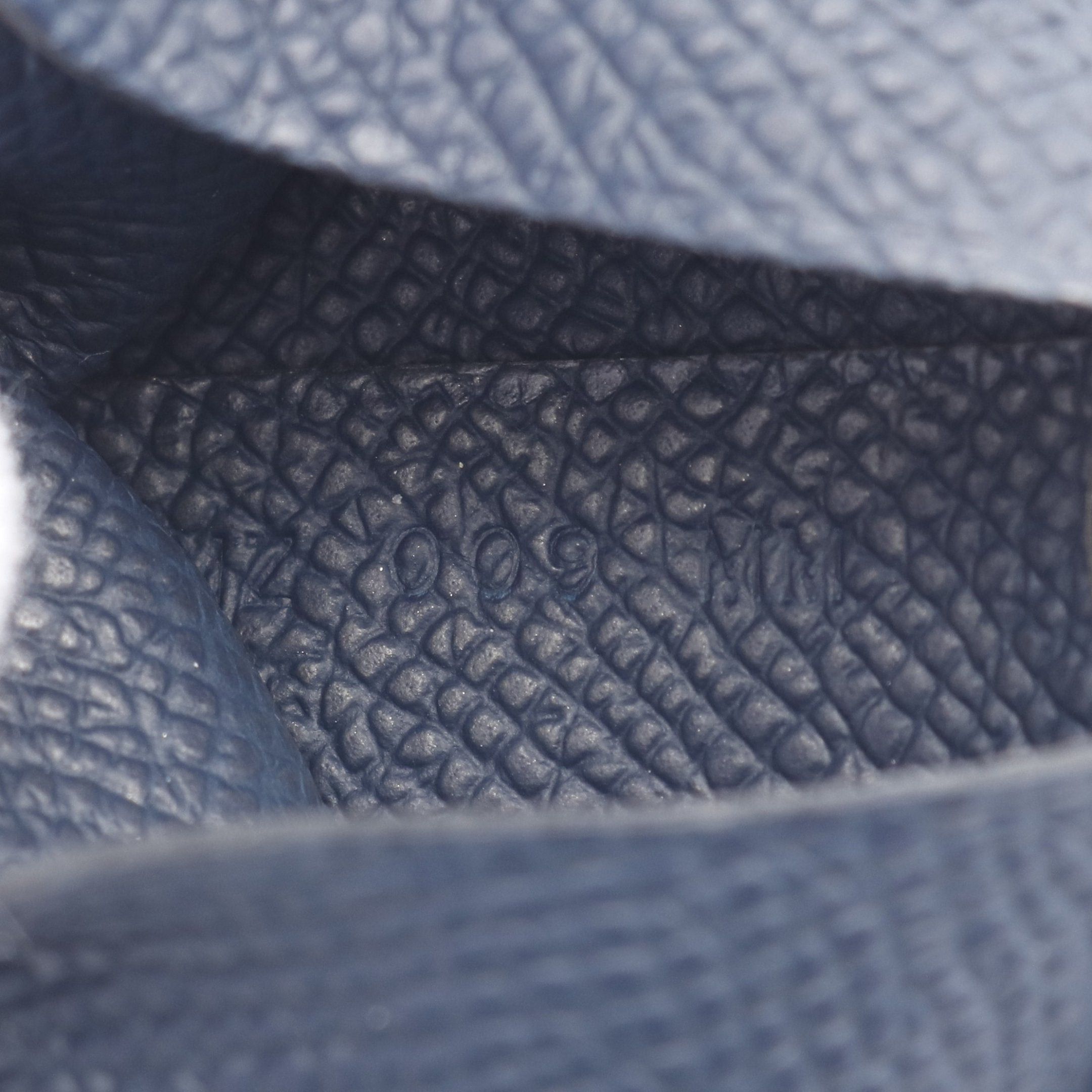 Hermes Hermes Bastia Bleu Nui Coin Purse Veau Epsom Dark Navy Silver Hardware Double Engraved Size ONE SIZE - 5 Thumbnail