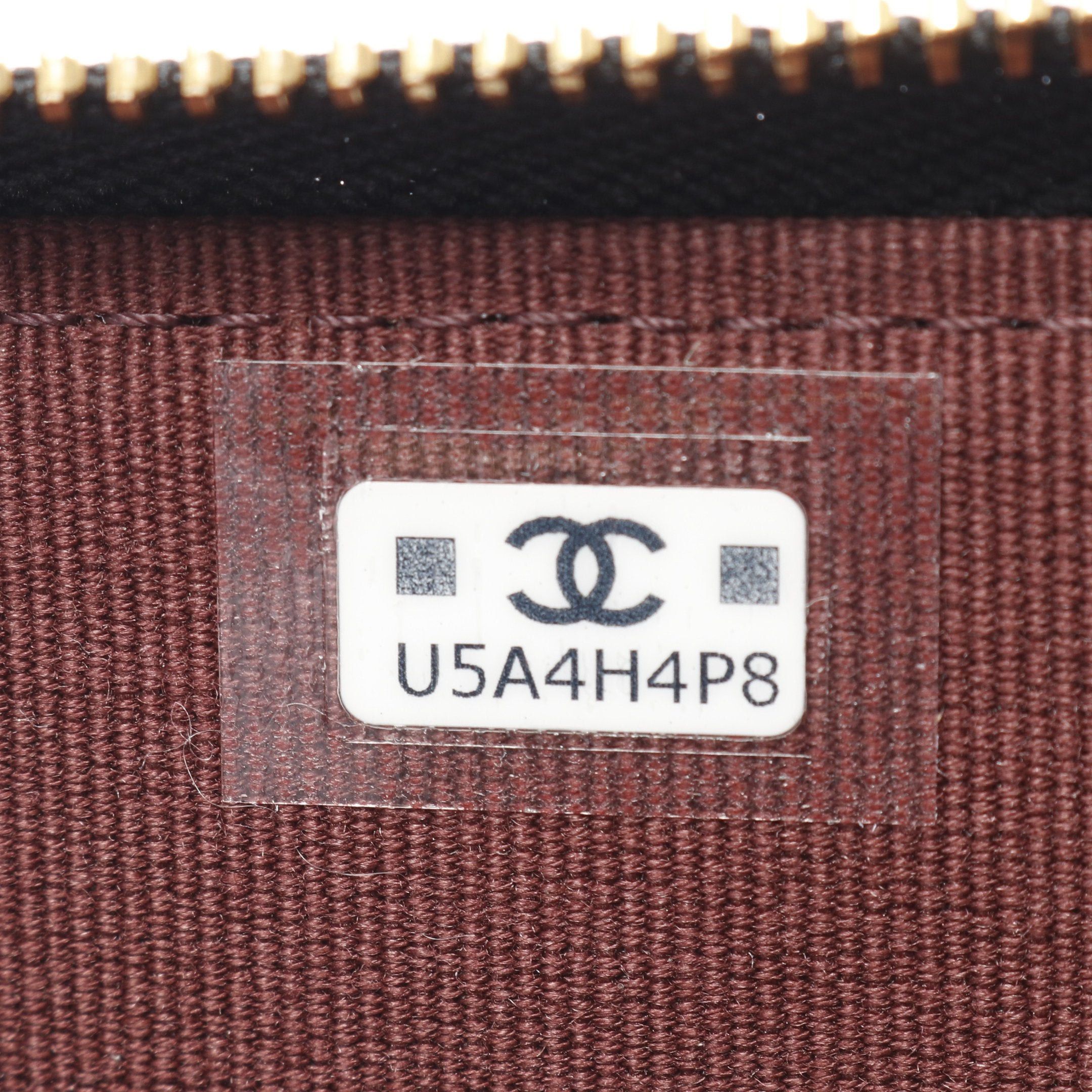 Chanel Chanel Classic Zip Coin Purse Matelasse Caviar Skin Black Gold Hardware Size ONE SIZE - 5 Thumbnail