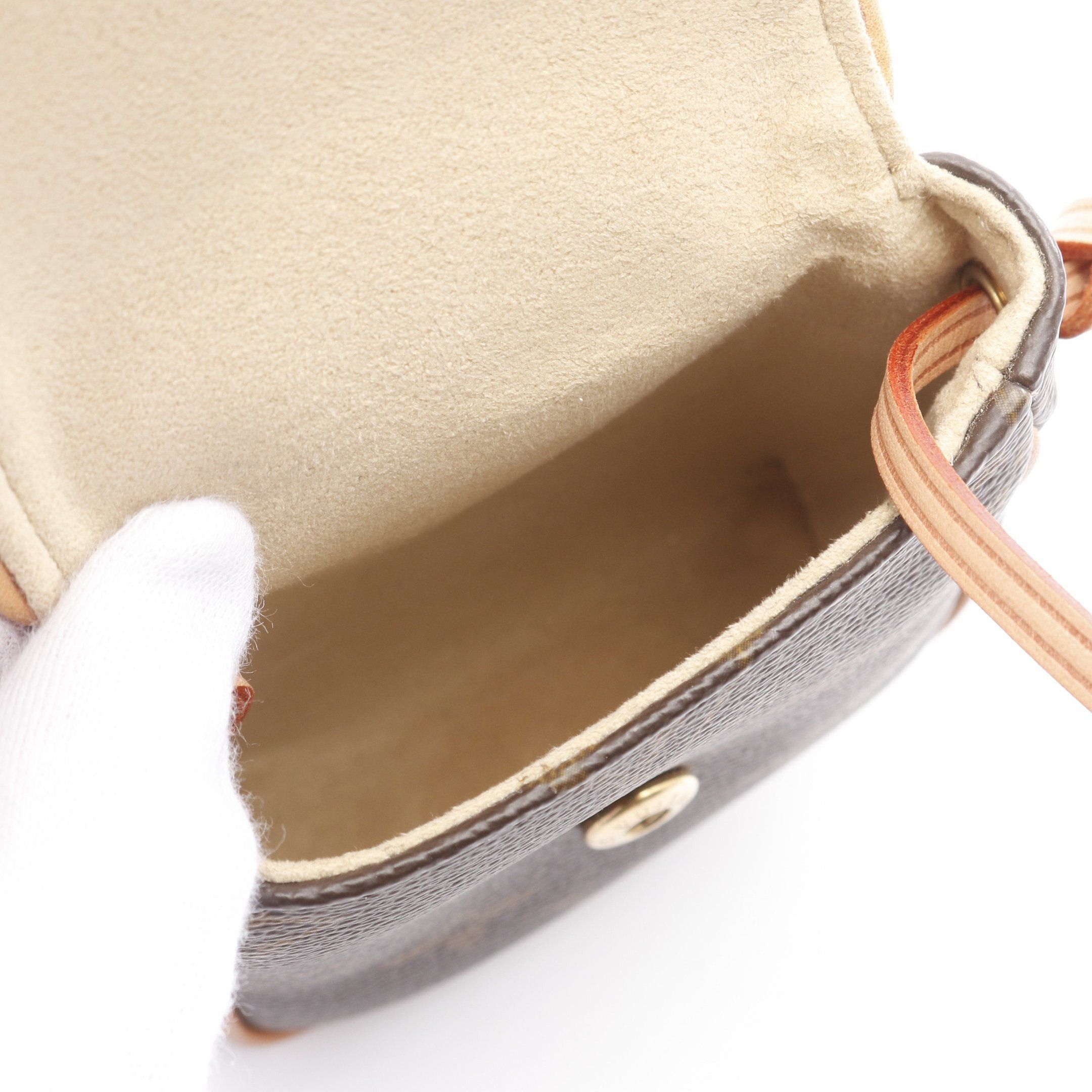 Louis Vuitton Louis Vuitton Pochette Cancun Monogram Shoulder Bag Leather Brown Size ONE SIZE - 3 Thumbnail