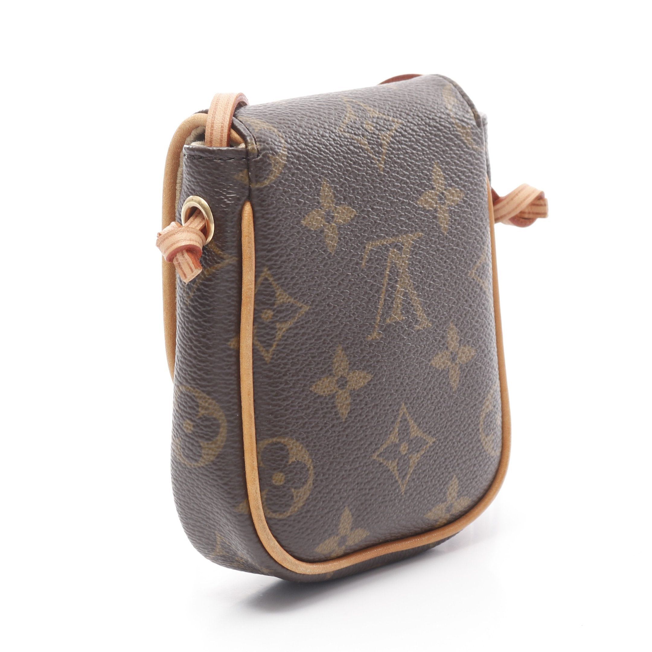 Louis Vuitton Louis Vuitton Pochette Cancun Monogram Shoulder Bag Leather Brown Size ONE SIZE - 2 Thumbnail
