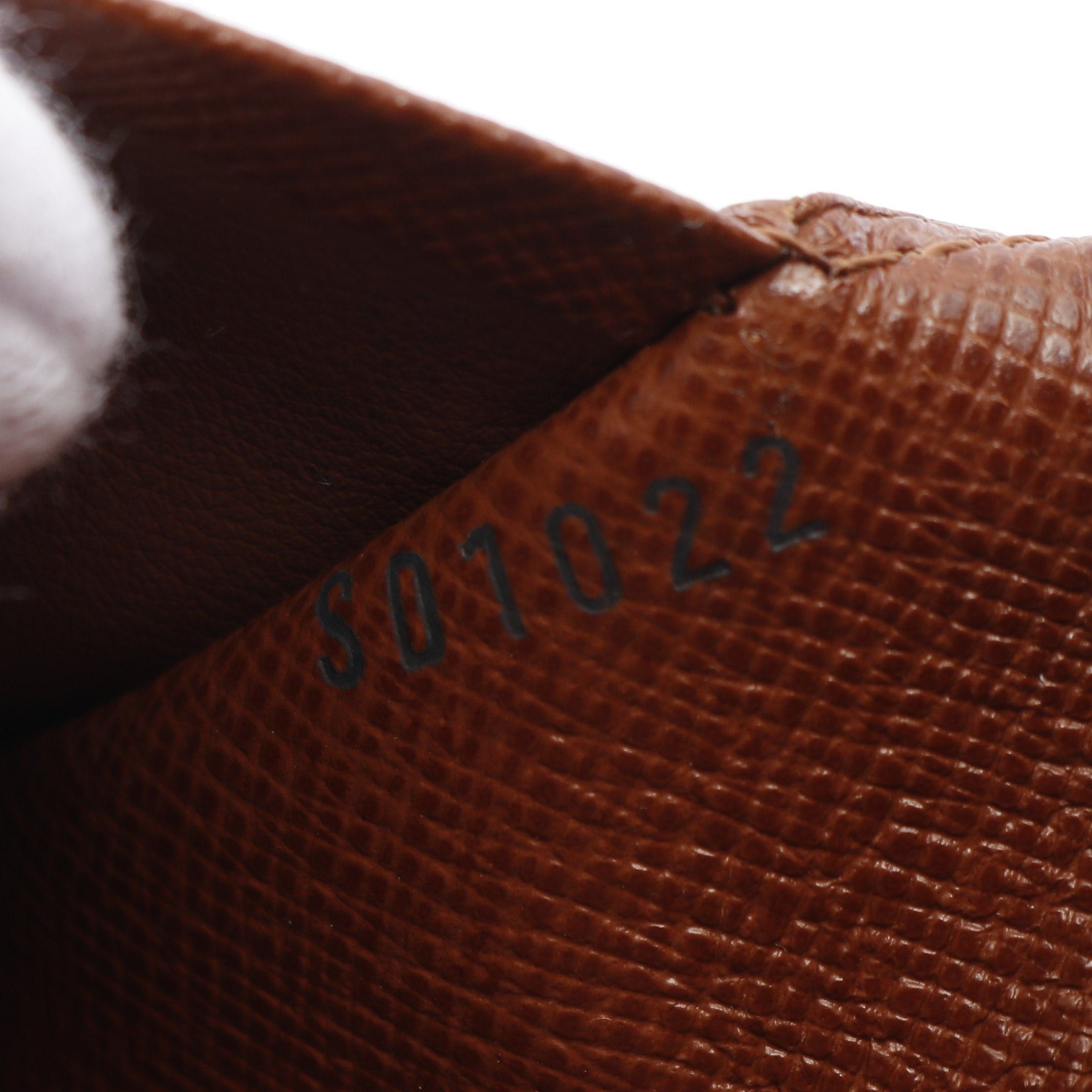 Louis Vuitton Louis Vuitton Porte-Monnaie Bie Tresor Monogram Bi-Fold Wallet Leather Brown Size ONE SIZE - 5 Thumbnail