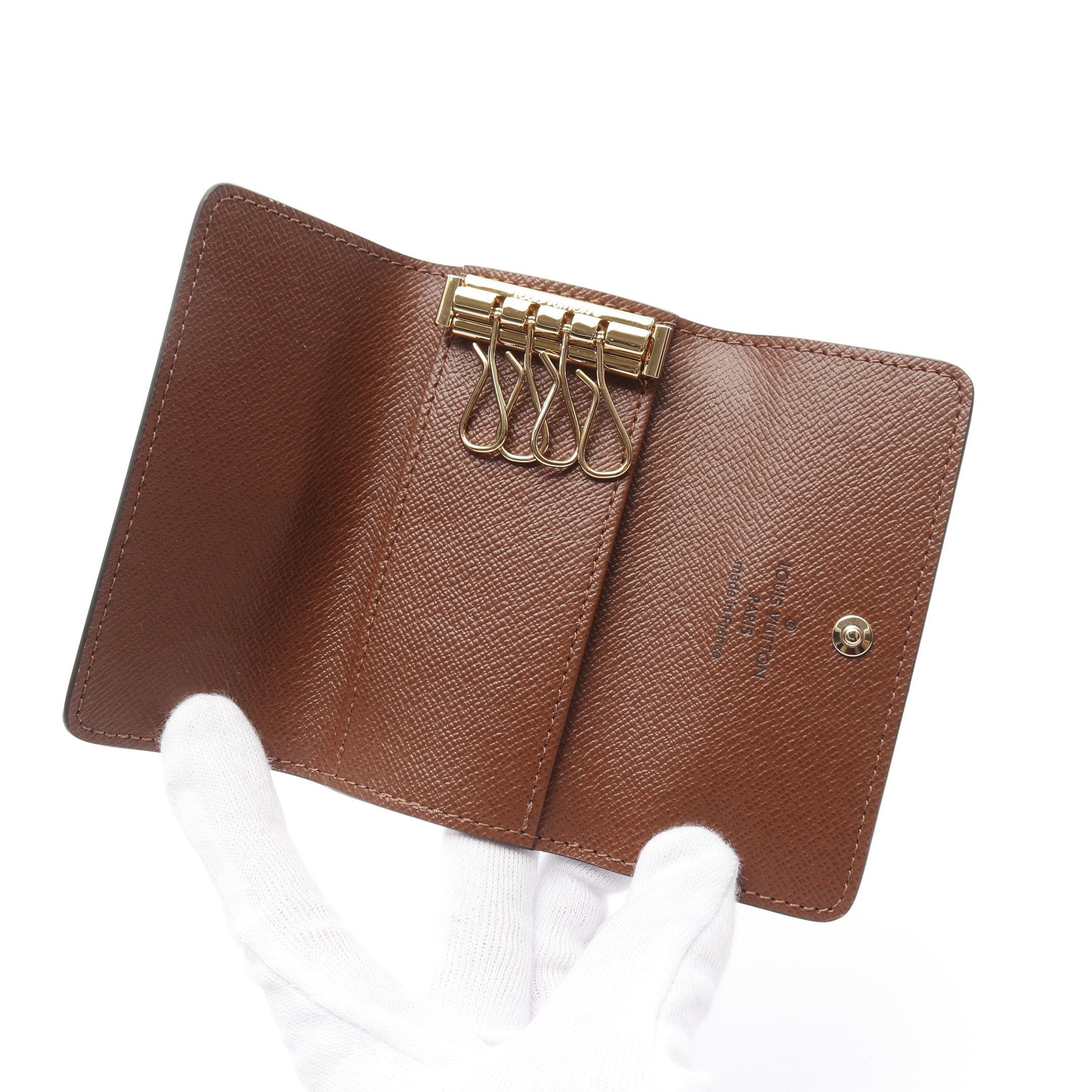 Louis Vuitton Louis Vuitton Multicle 4 Monogram Ring Chain Key Case Brown Size ONE SIZE - 3 Thumbnail