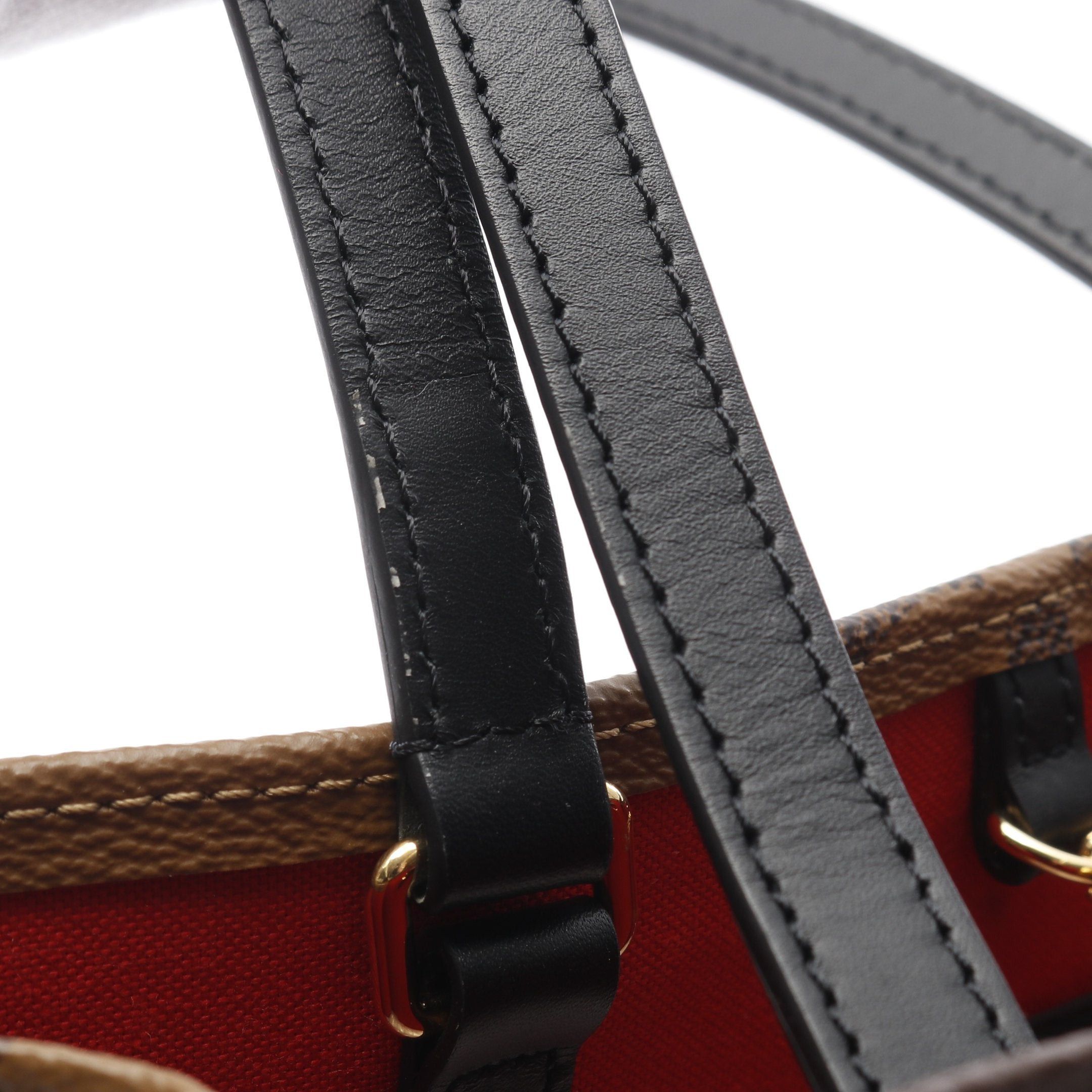 Louis Vuitton Louis Vuitton On-The-Go Mm Monogram Giant Reverse Shoulder Bag Tote Leather Brown Beige Size ONE SIZE - 5 Thumbnail