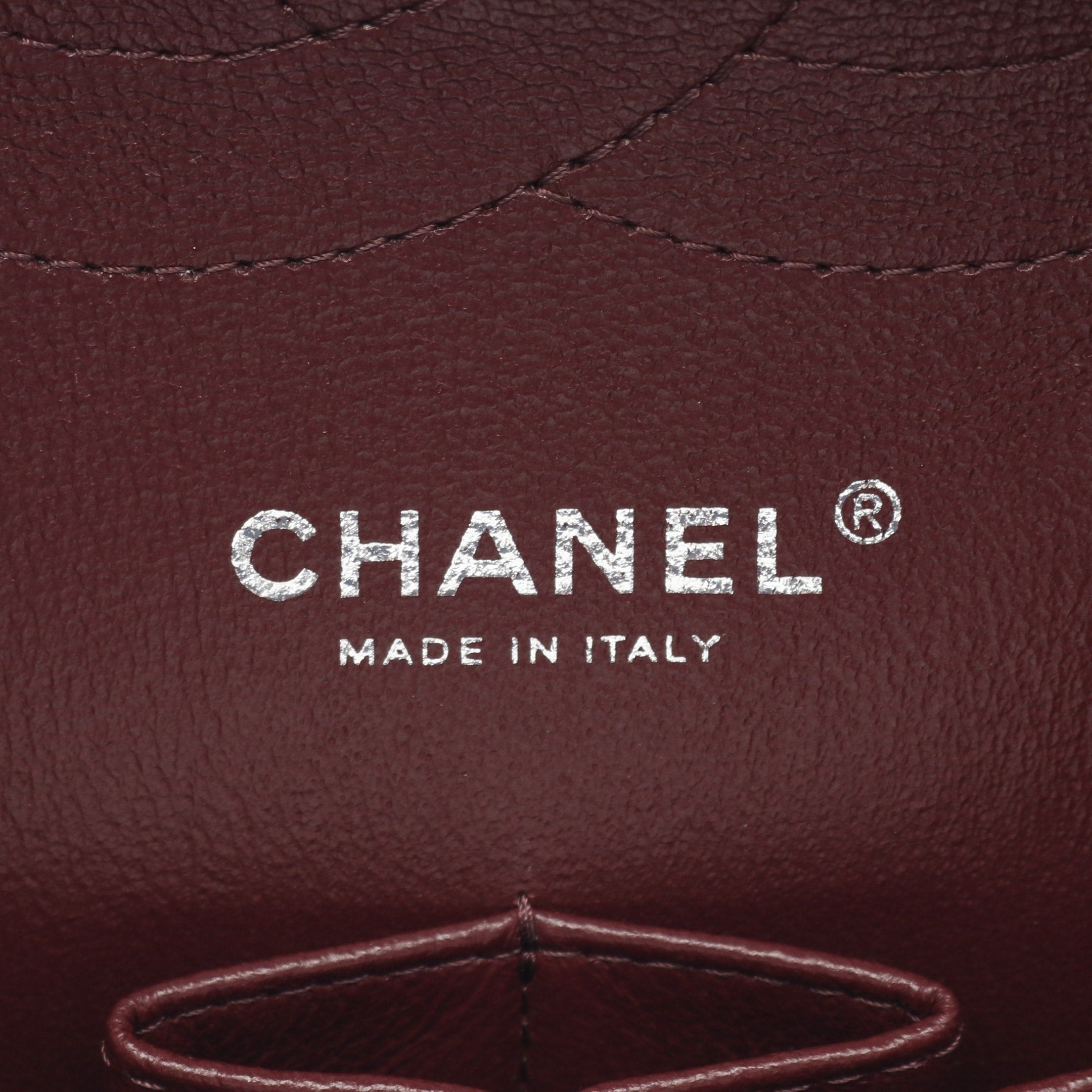 Chanel Chanel Decamatlassé 30 Classic Large Double Flap Chain Shoulder Bag Lambskin Black Silver Hardware Size ONE SIZE - 4 Thumbnail