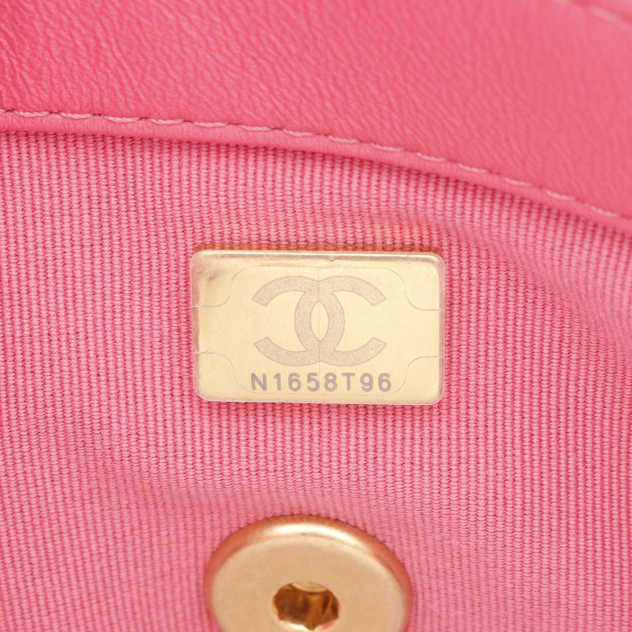 Chanel Chanel Matelasse Heart Lock Chain Shoulder Bag Lambskin Pink Gold Hardware Size ONE SIZE - 5 Thumbnail