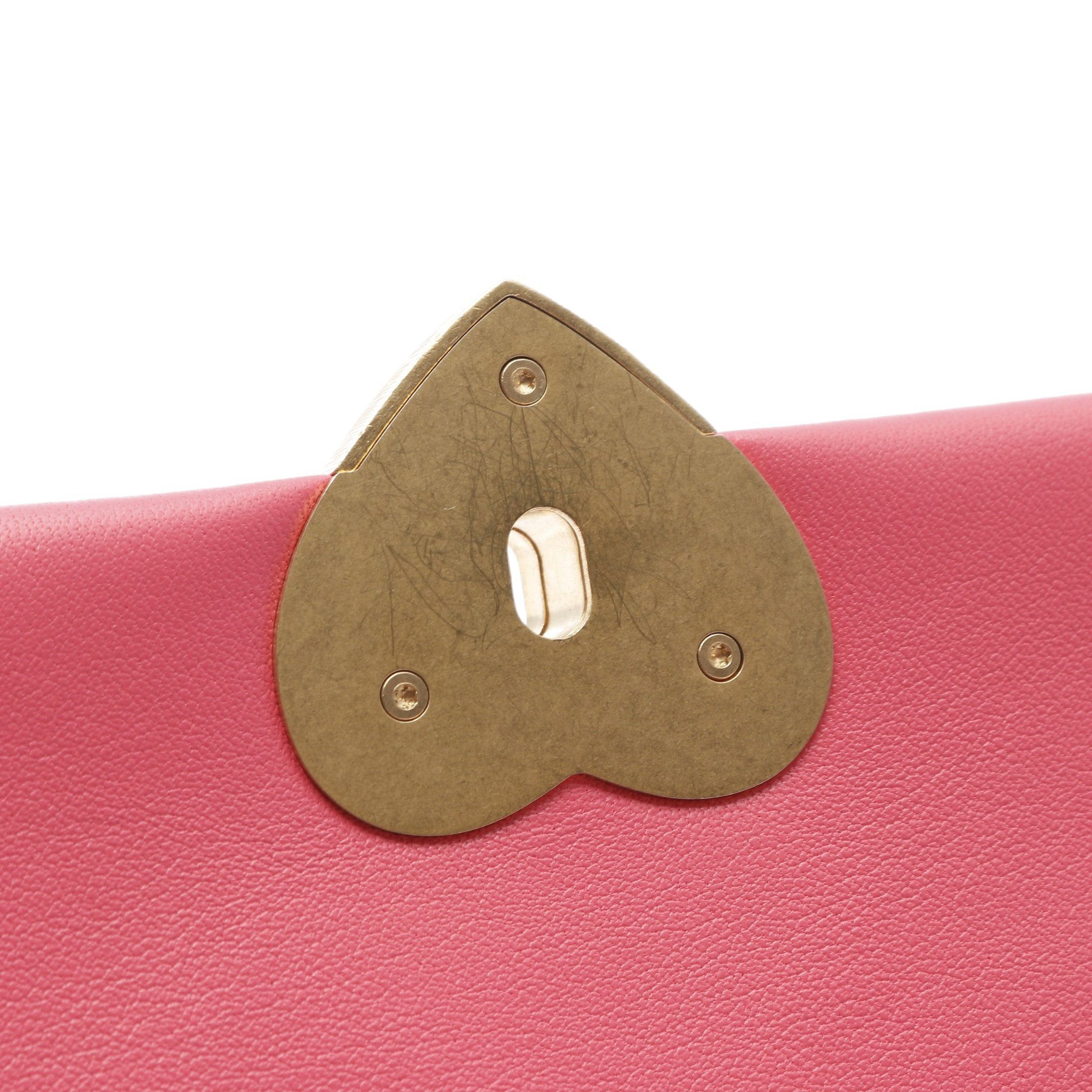 Chanel Chanel Matelasse Heart Lock Chain Shoulder Bag Lambskin Pink Gold Hardware Size ONE SIZE - 8 Thumbnail