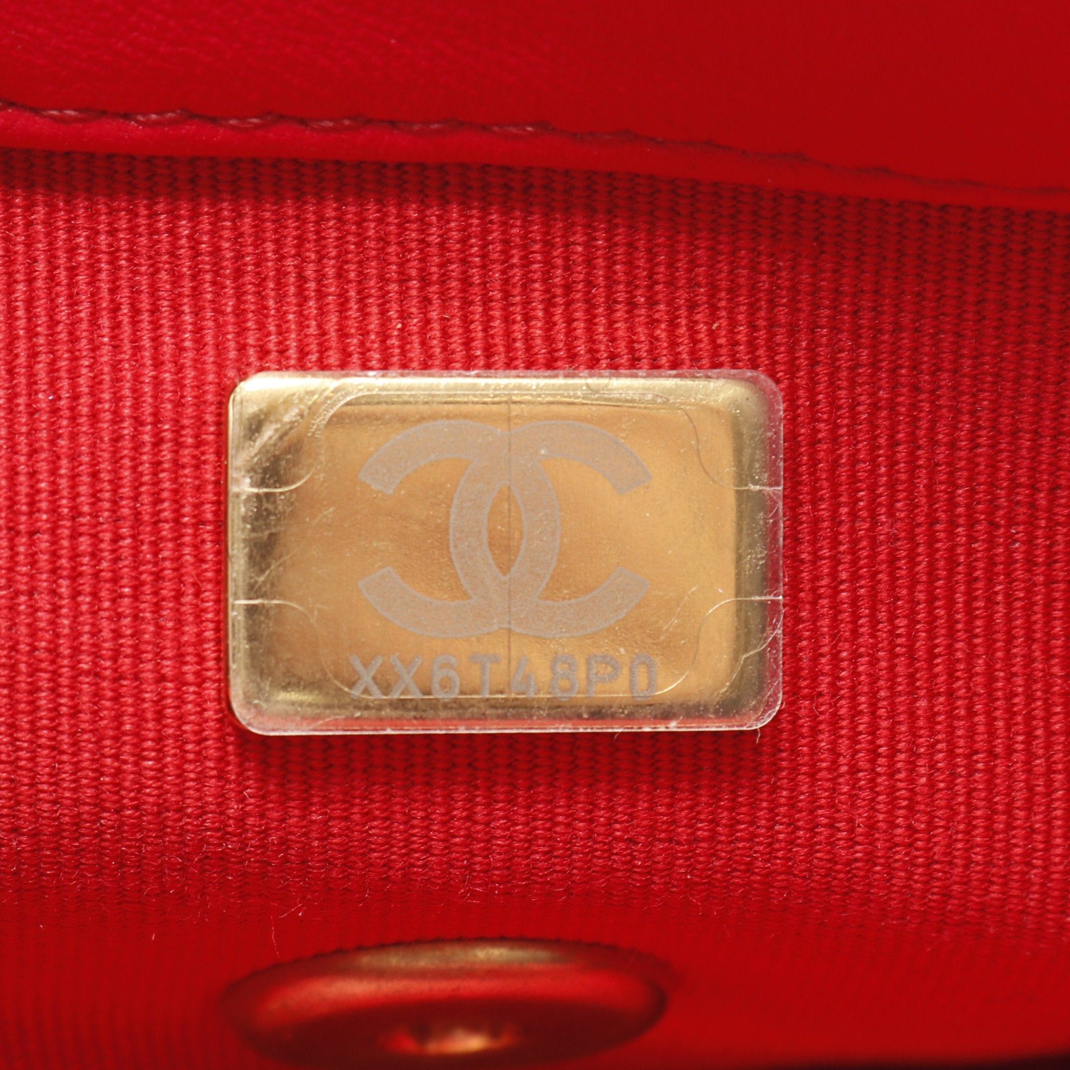 Chanel Chanel Matelasse Heart Lock Chain Shoulder Bag Lambskin Red Gold Hardware Size ONE SIZE - 5 Thumbnail