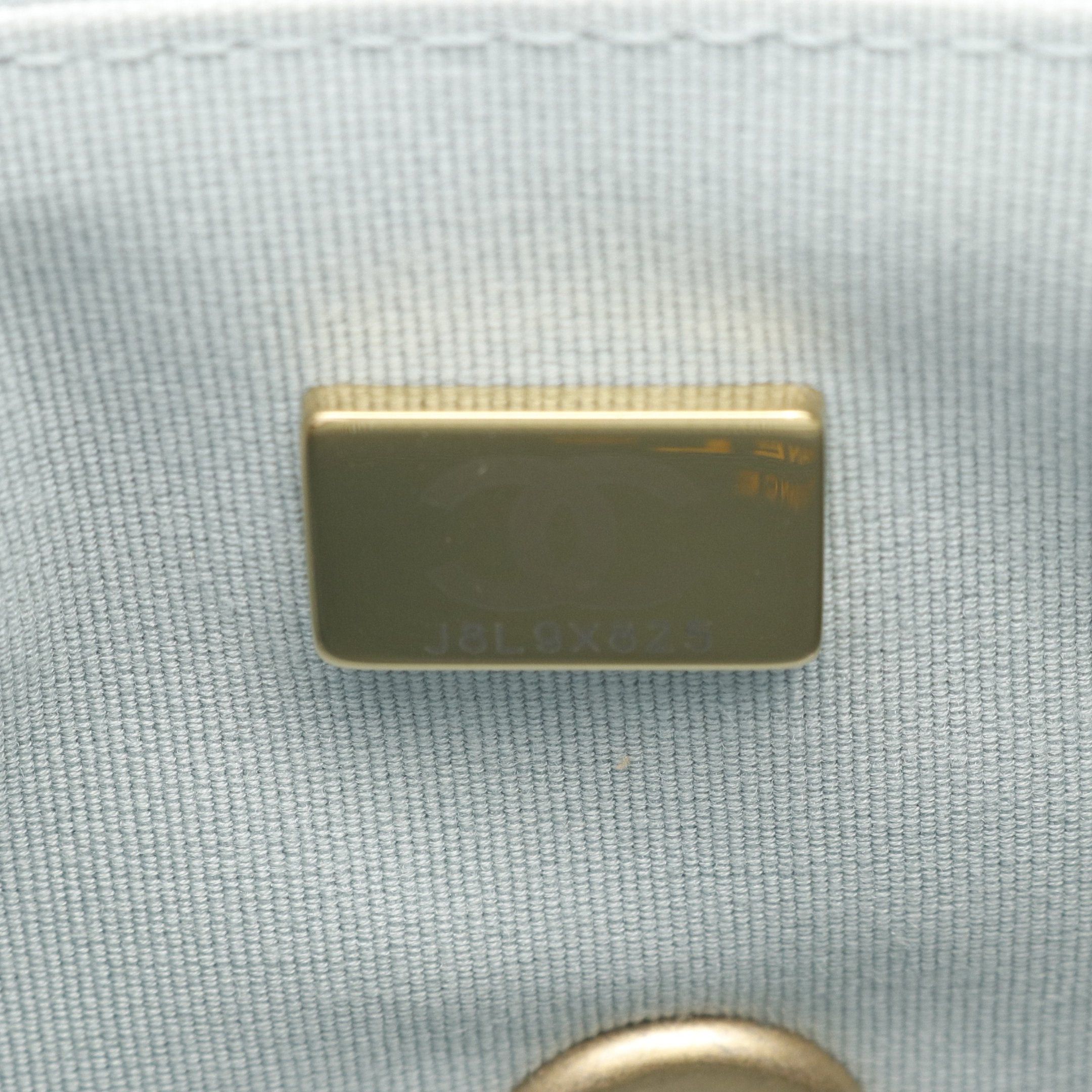 Chanel Chanel Mini Matelasse Chain Shoulder Bag Lambskin Blue Gray Gold Hardware Size ONE SIZE - 5 Thumbnail