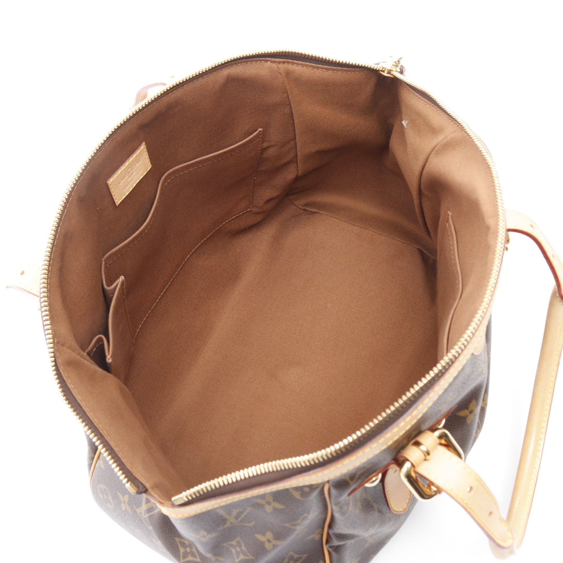 Louis Vuitton Louis Vuitton Tivoli Gm Monogram Handbag Leather Brown Size ONE SIZE - 3 Thumbnail