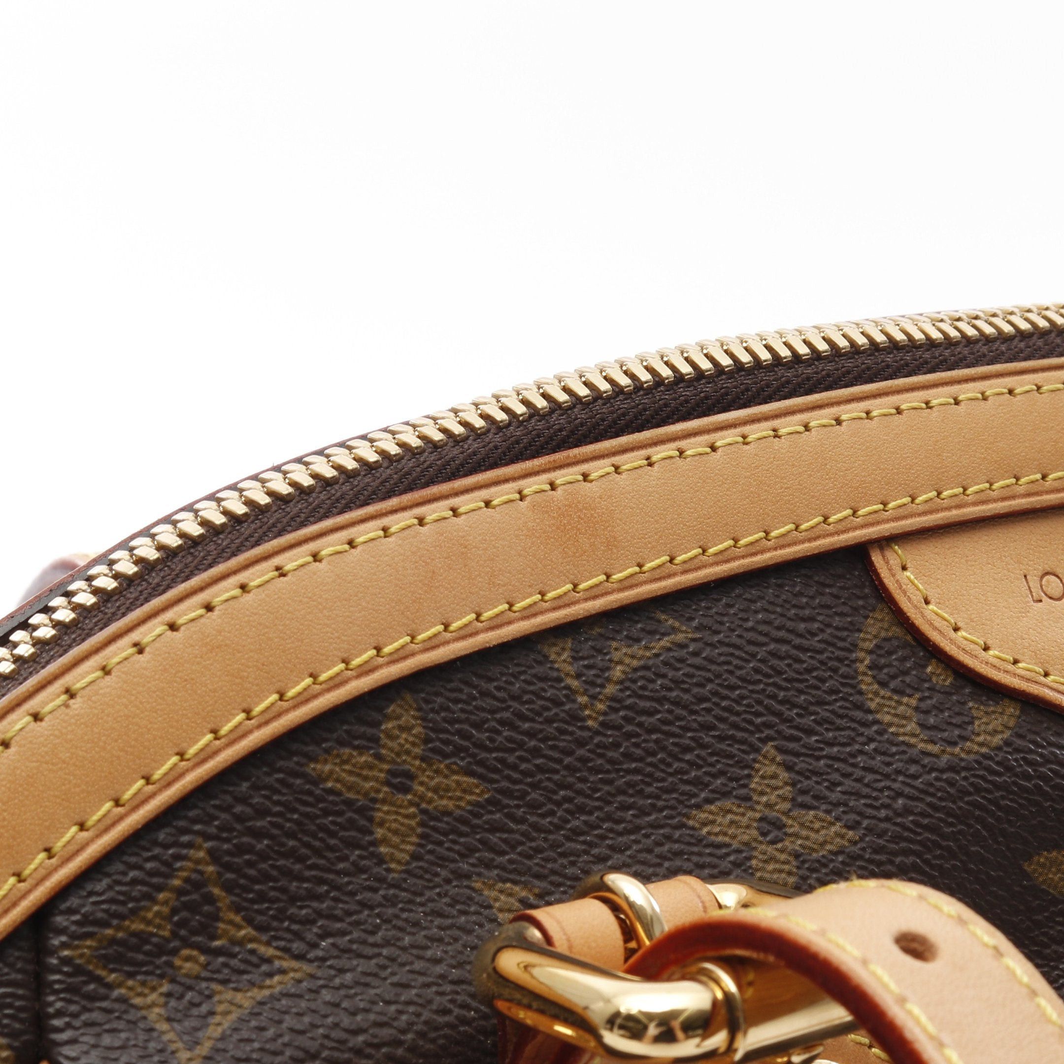 Louis Vuitton Louis Vuitton Tivoli Gm Monogram Handbag Leather Brown Size ONE SIZE - 10 Thumbnail