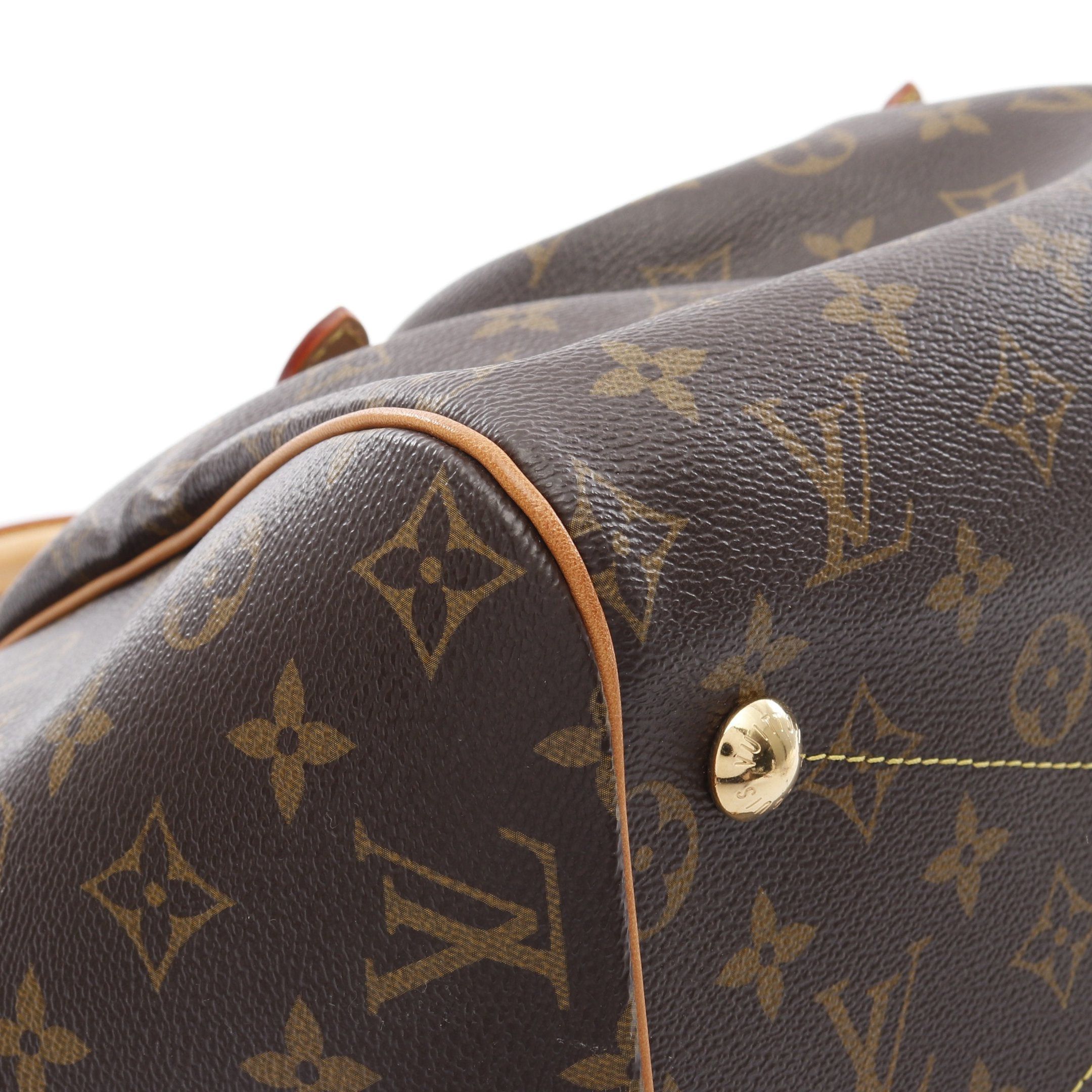 Louis Vuitton Louis Vuitton Tivoli Gm Monogram Handbag Leather Brown Size ONE SIZE - 6 Thumbnail