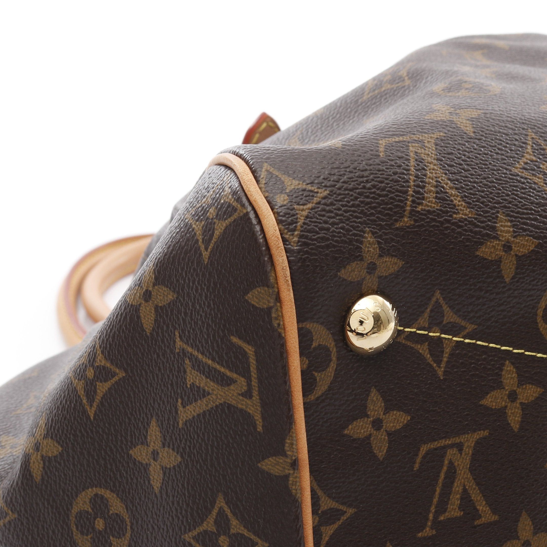 Louis Vuitton Louis Vuitton Tivoli Gm Monogram Handbag Leather Brown Size ONE SIZE - 6 Thumbnail