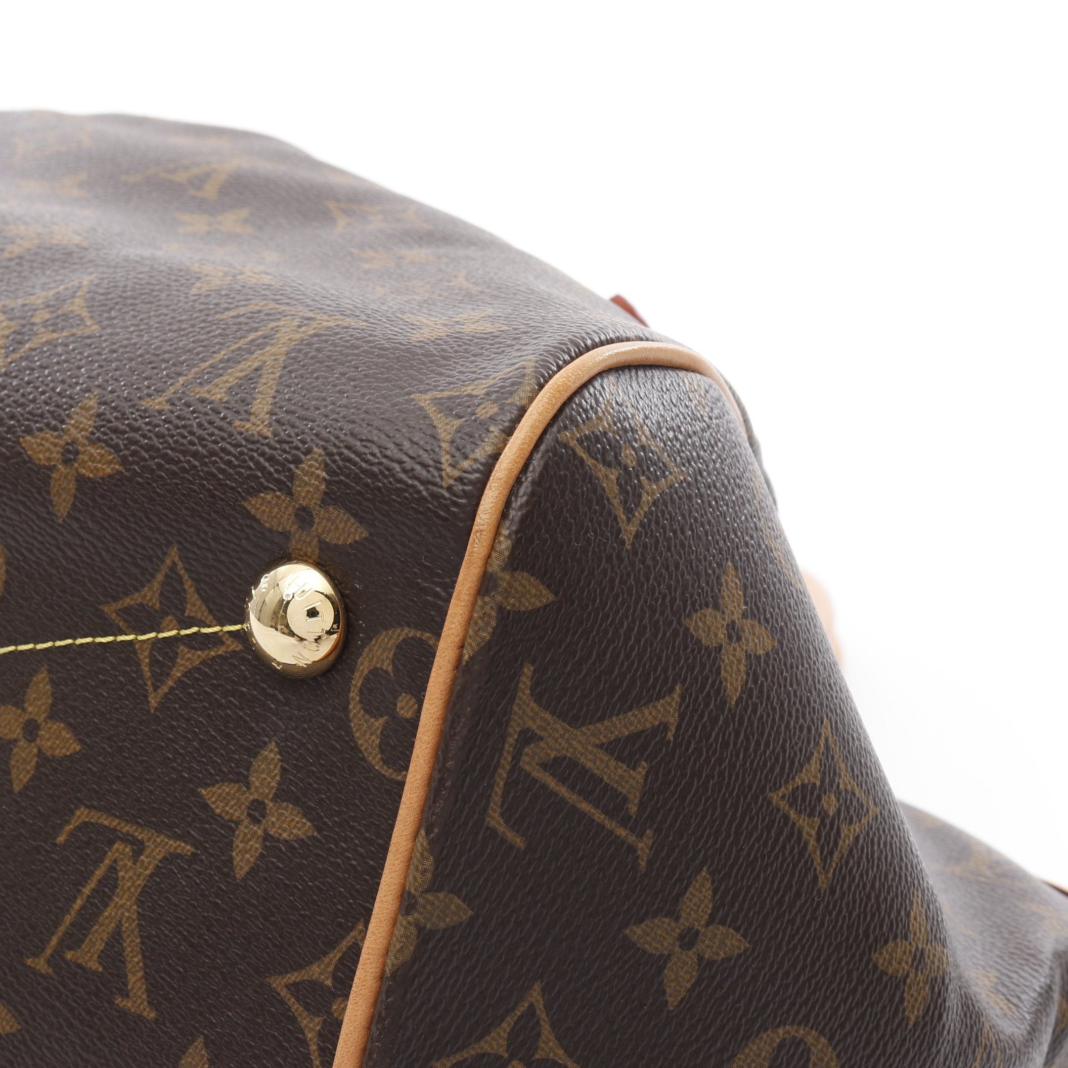 Louis Vuitton Louis Vuitton Tivoli Gm Monogram Handbag Leather Brown Size ONE SIZE - 7 Thumbnail