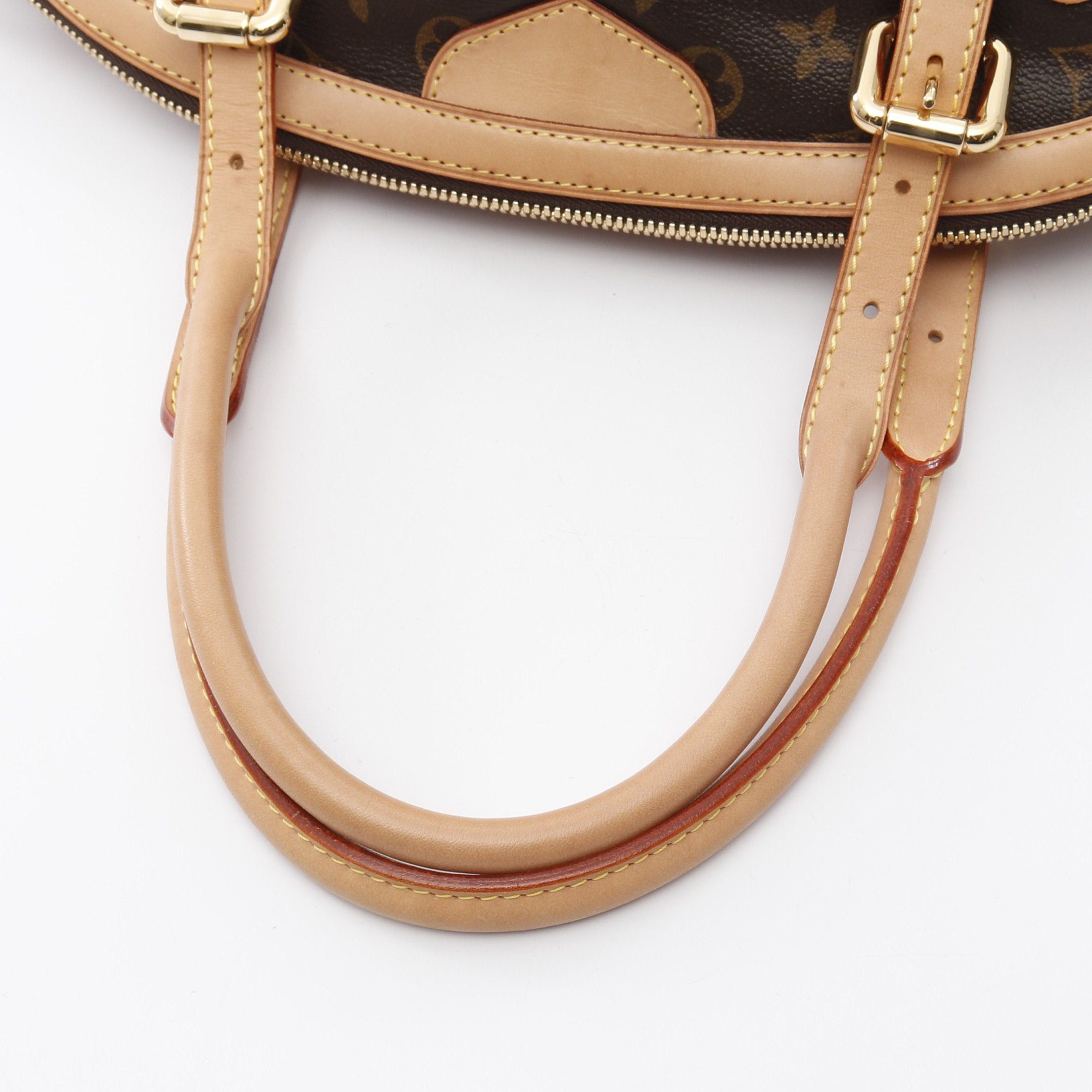 Louis Vuitton Louis Vuitton Tivoli Gm Monogram Handbag Leather Brown Size ONE SIZE - 8 Thumbnail