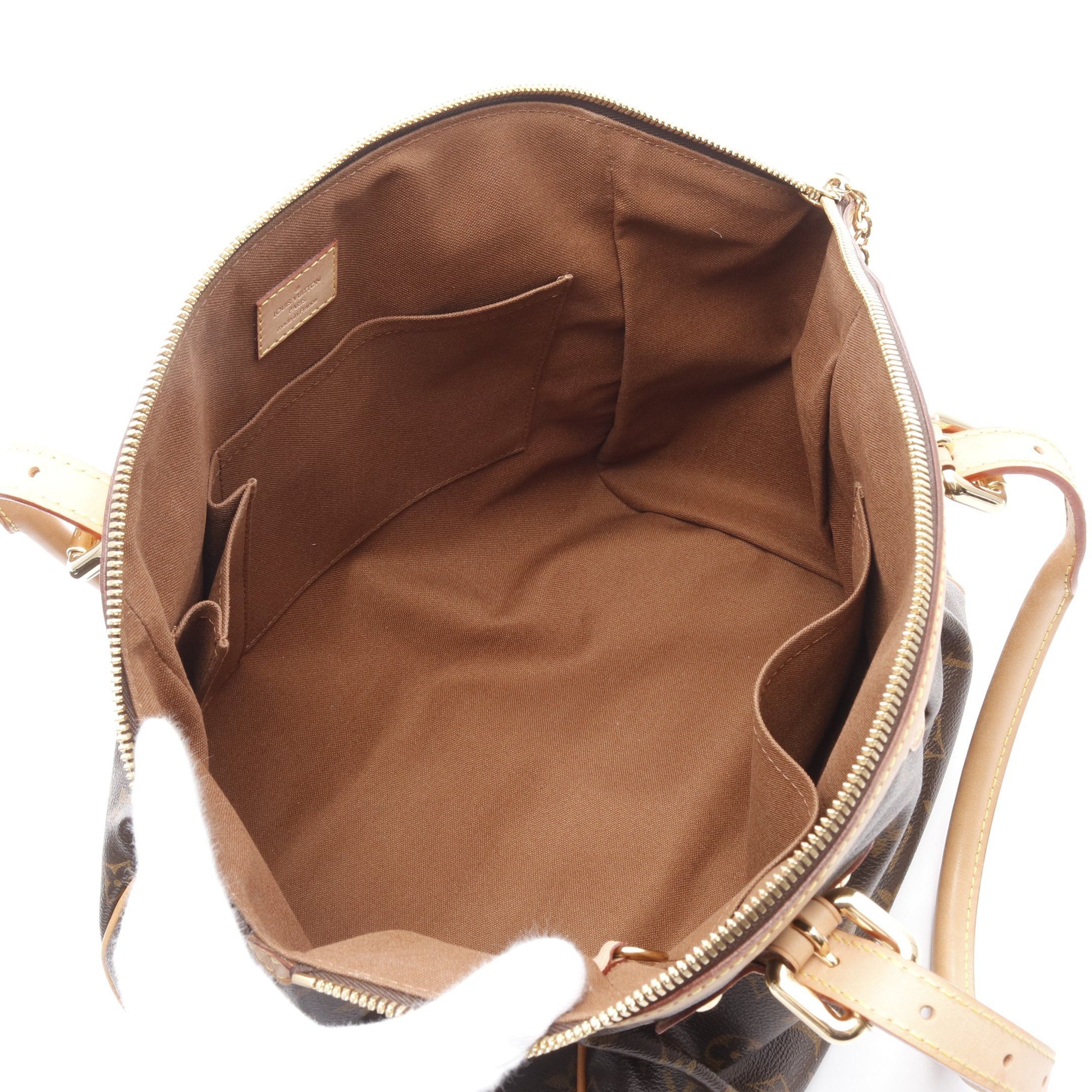Louis Vuitton Louis Vuitton Tivoli Gm Monogram Handbag Leather Brown Size ONE SIZE - 3 Thumbnail