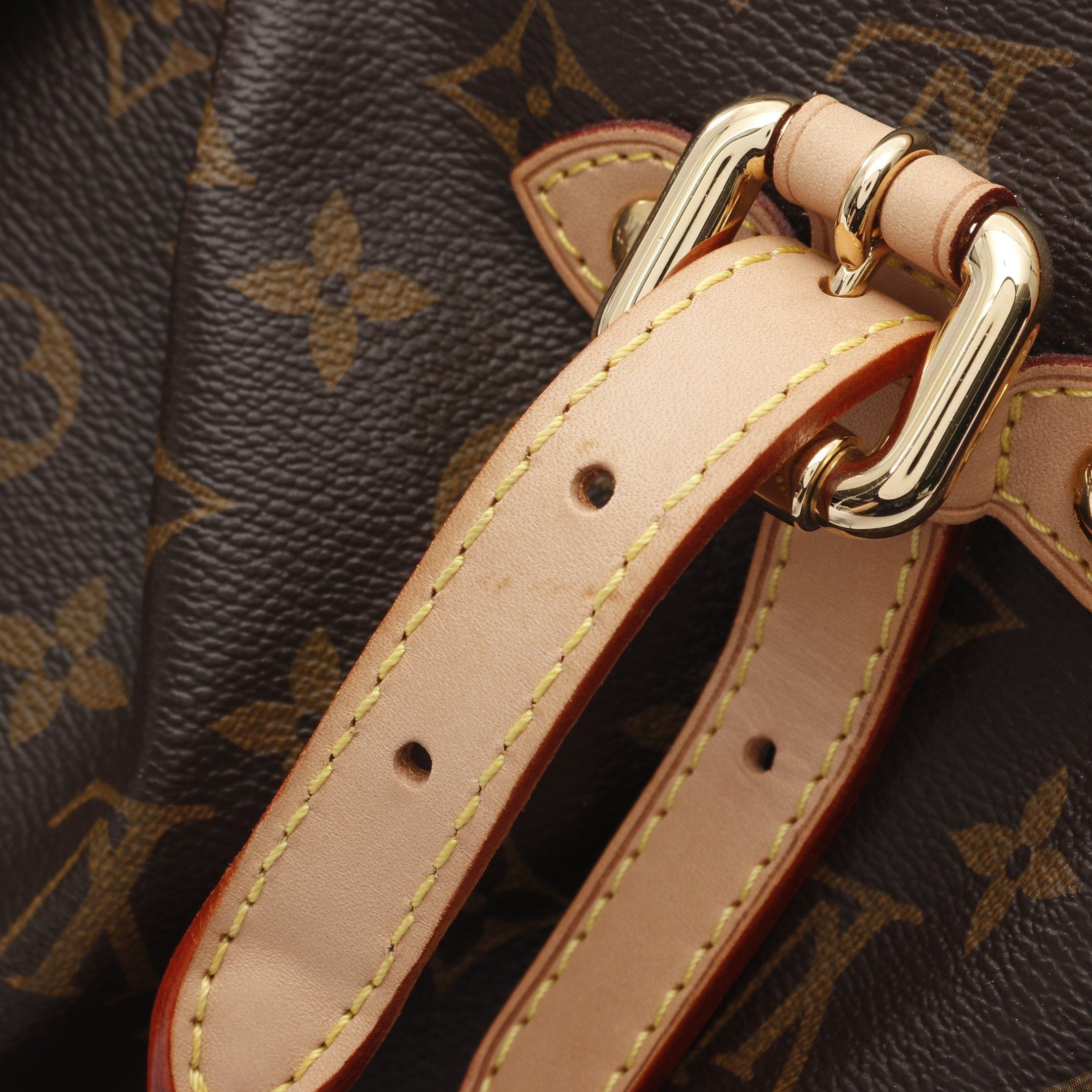 Louis Vuitton Louis Vuitton Tivoli Gm Monogram Handbag Leather Brown Size ONE SIZE - 11 Thumbnail
