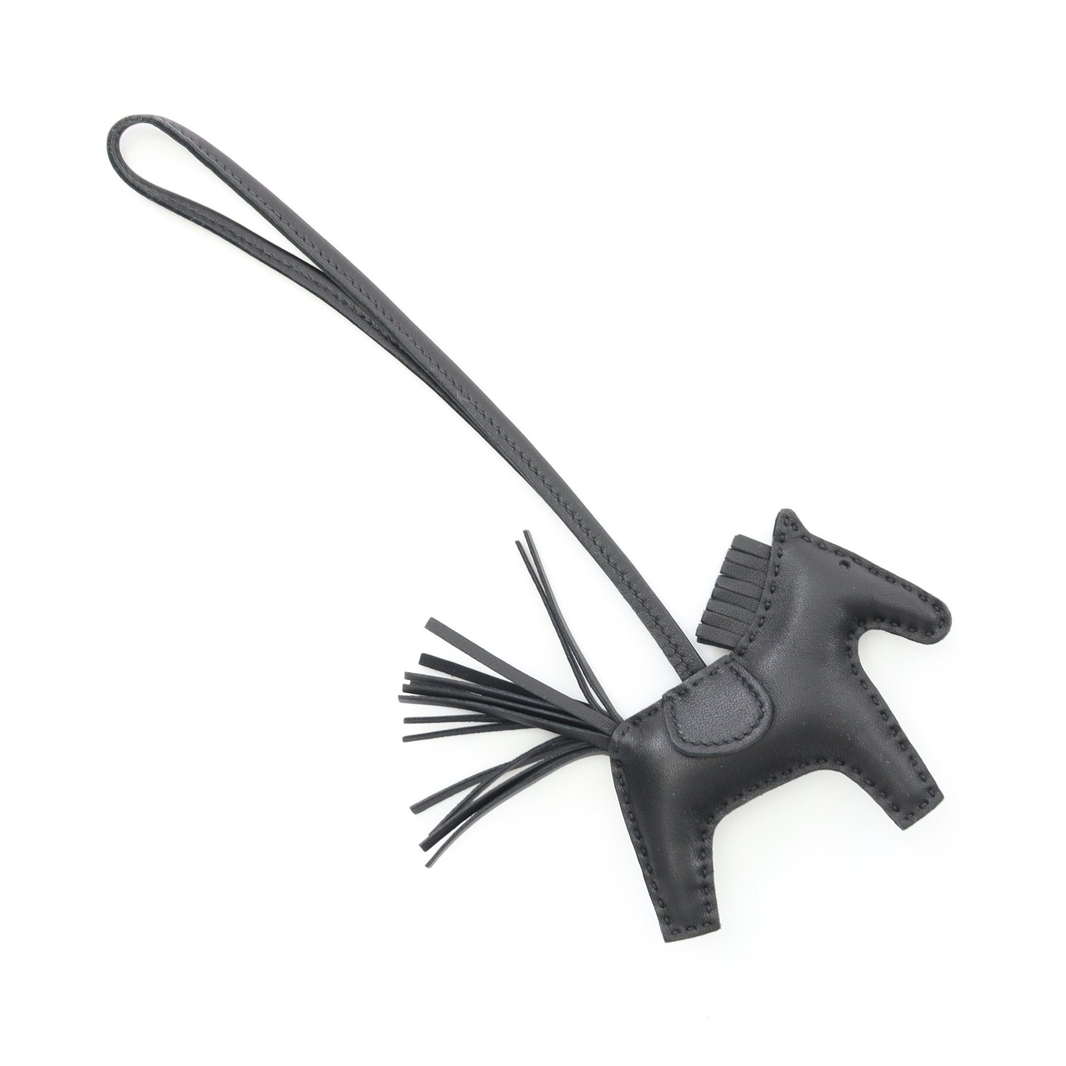 Hermes Hermes Rodeo Pm Saw Black Bag Charm Aagneau Y Stamp Size ONE SIZE - 2 Thumbnail