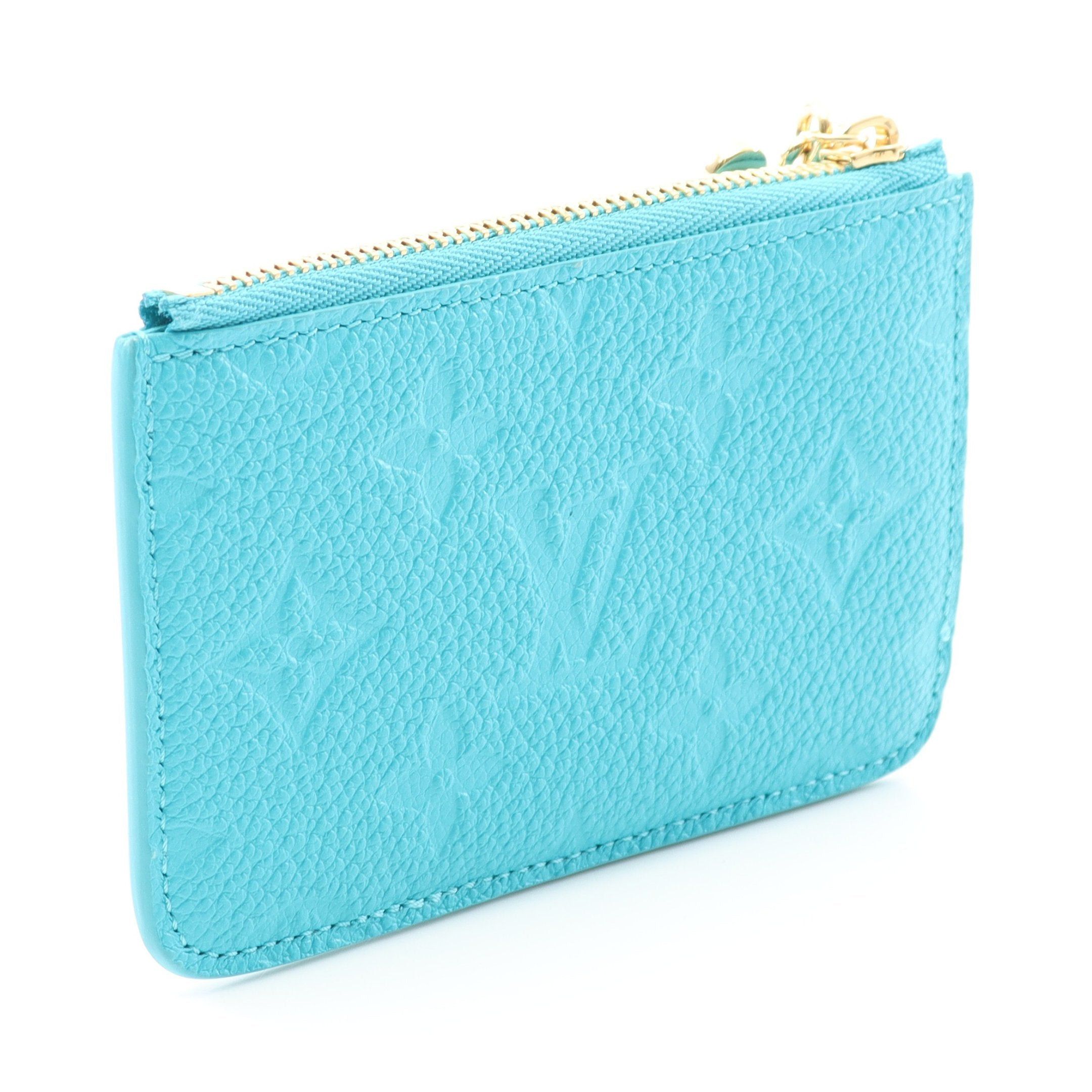 Louis Vuitton Louis Vuitton Lv * Tm Porto Cult Romy Monogram Multicolor Empreinte Coin Purse Card Case Leather White Turquoise Blue Collaboration With Takashi Murakami Size ONE SIZE - 2 Thumbnail