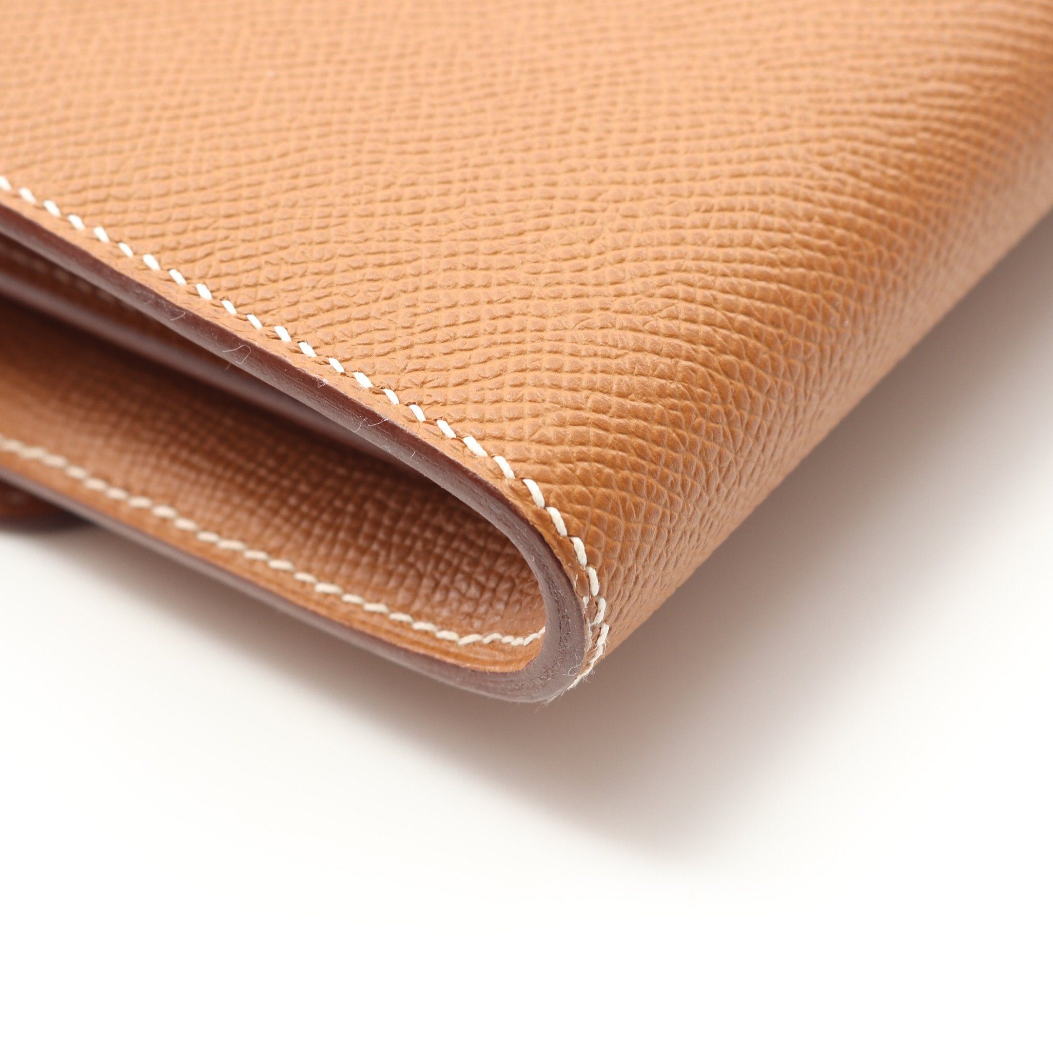 Hermes Hermes Constance Long Too Go Gold Shoulder Wallet Veau Epsom Light Brown Hardware U Stamp Size ONE SIZE - 8 Thumbnail