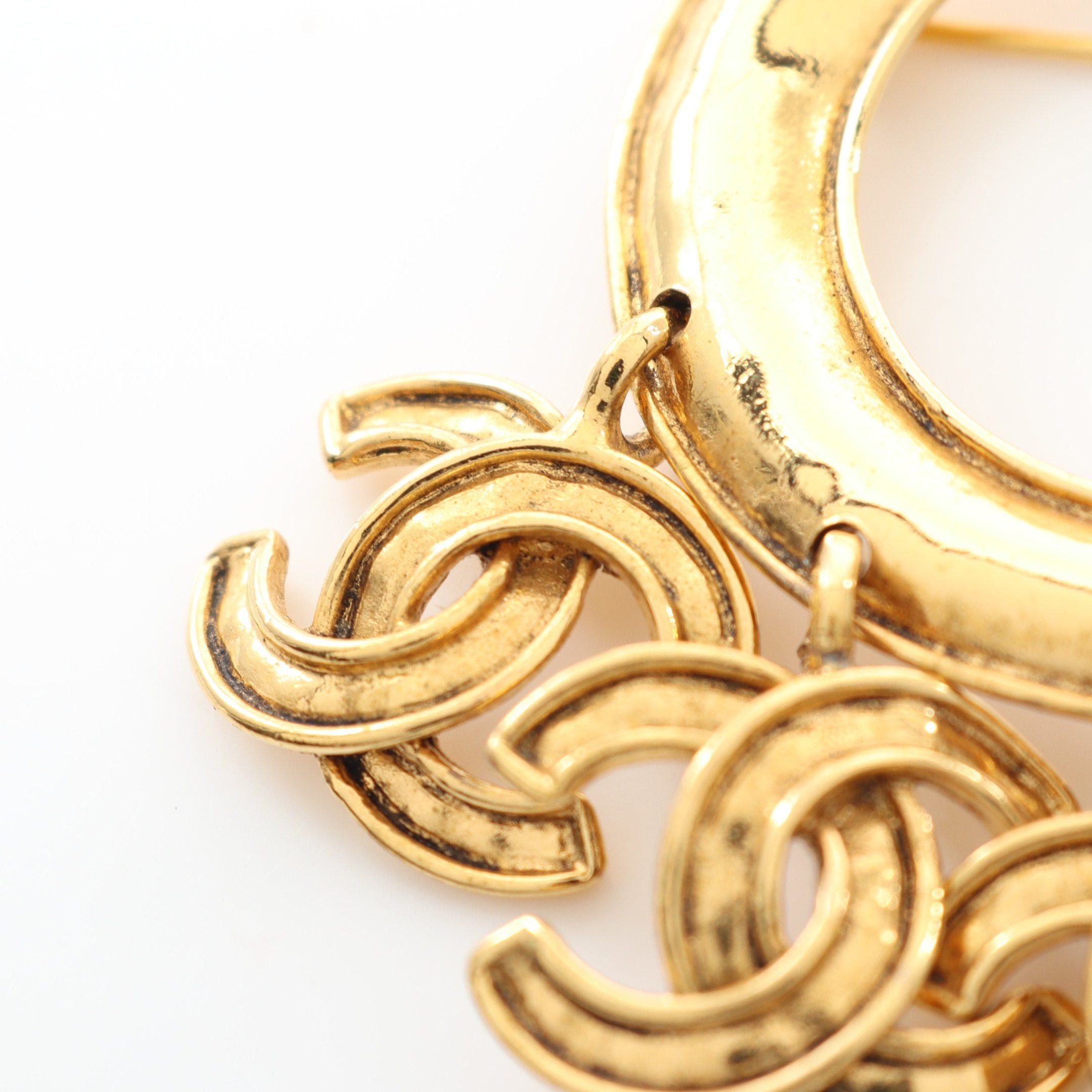 Chanel Chanel Coco Mark Brooch Gp Gold 94P Size ONE SIZE - 6 Thumbnail