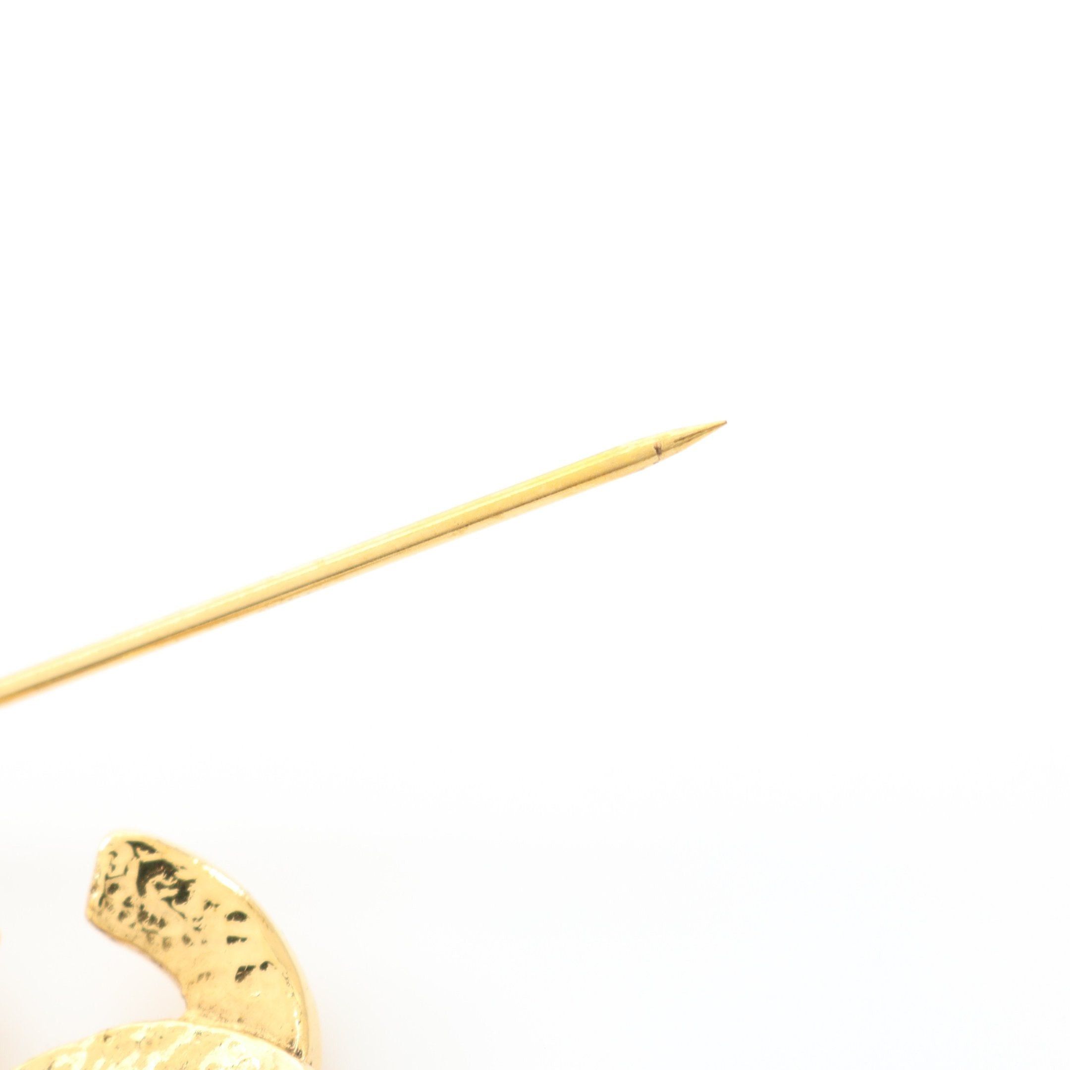 Chanel Chanel Coco Mark Brooch Gp Gold 94P Size ONE SIZE - 4 Thumbnail