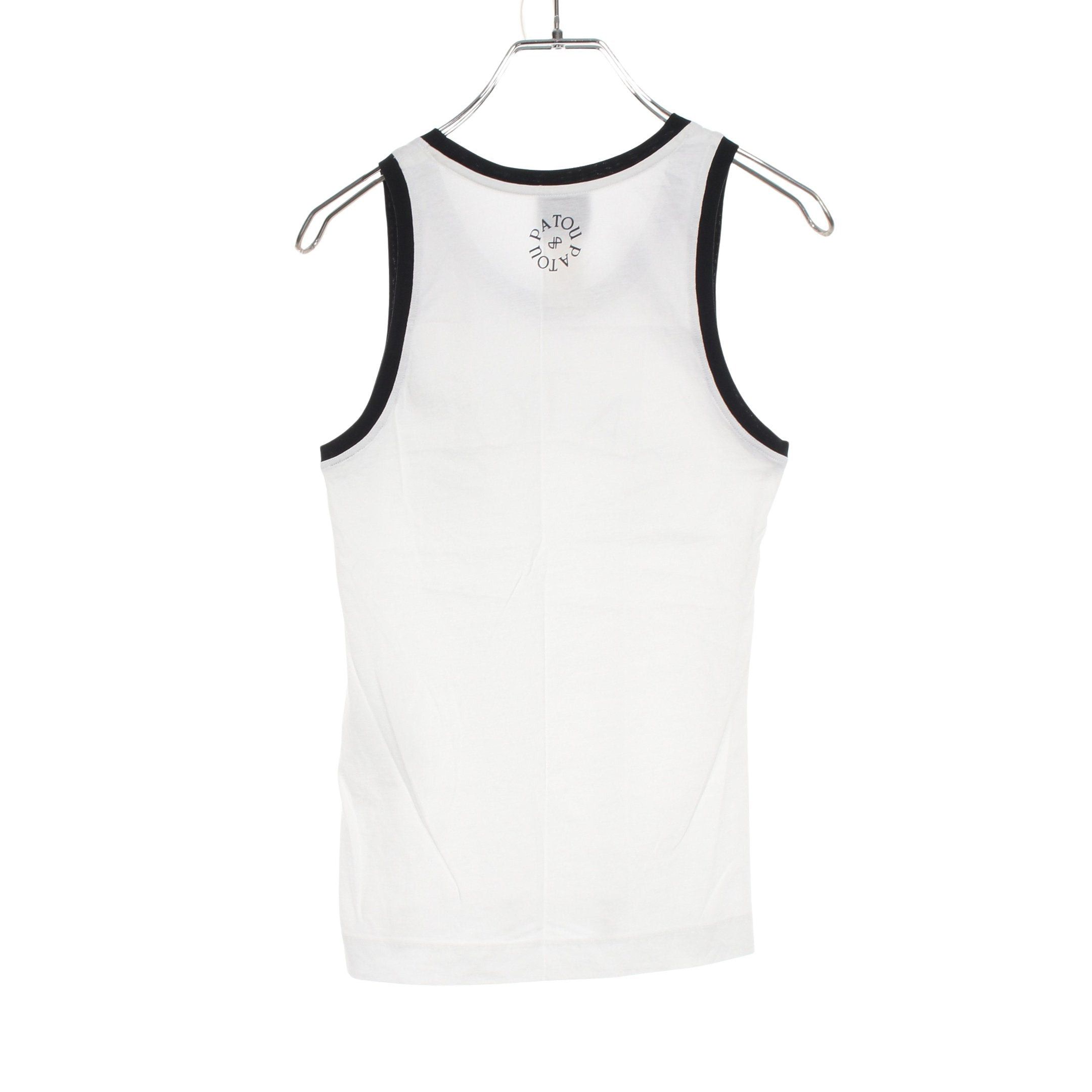 Patou Tank Top Logo Cotton White