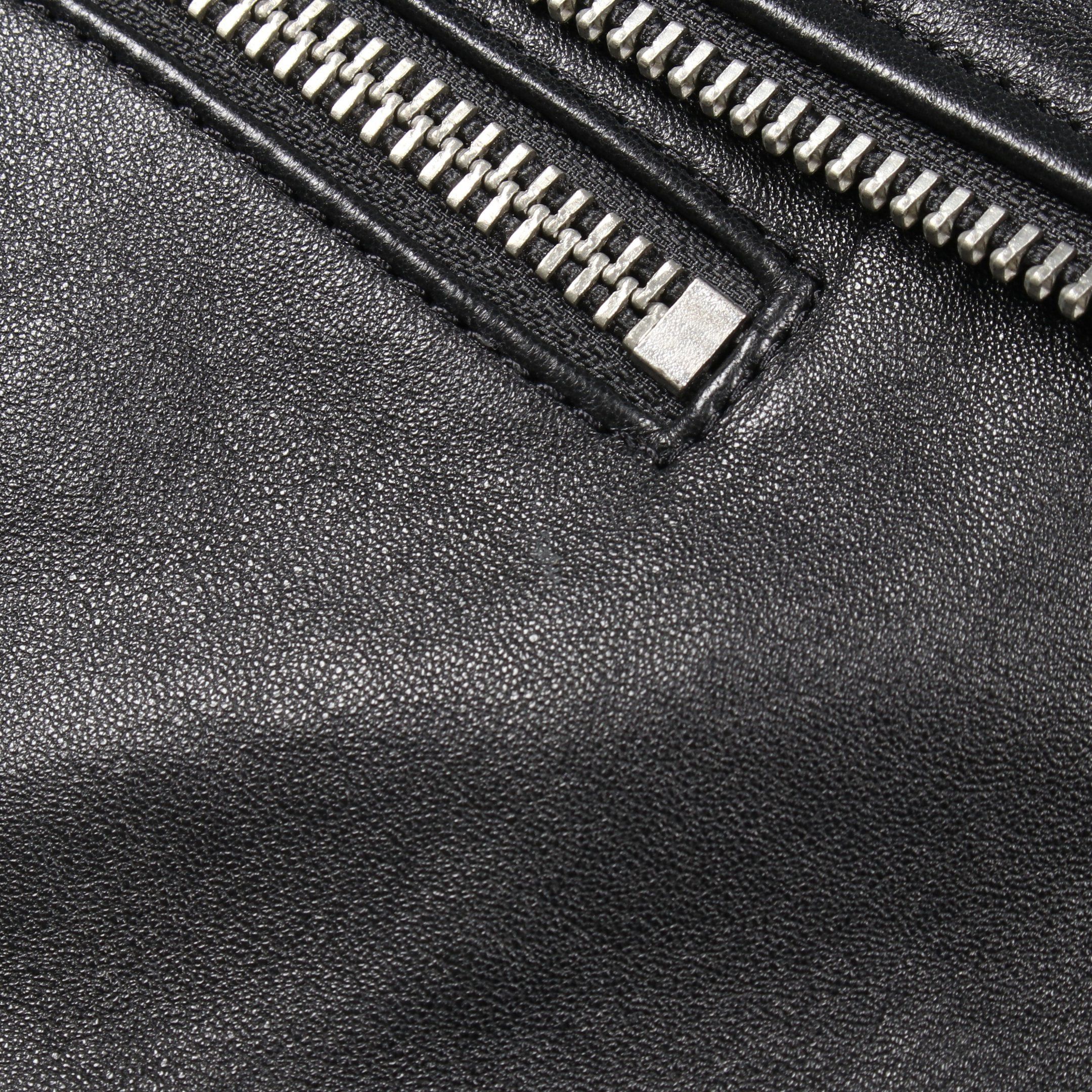 Coach Coach Double Riders Jacket Lamb Leather Black Size ONE SIZE - 7 Thumbnail