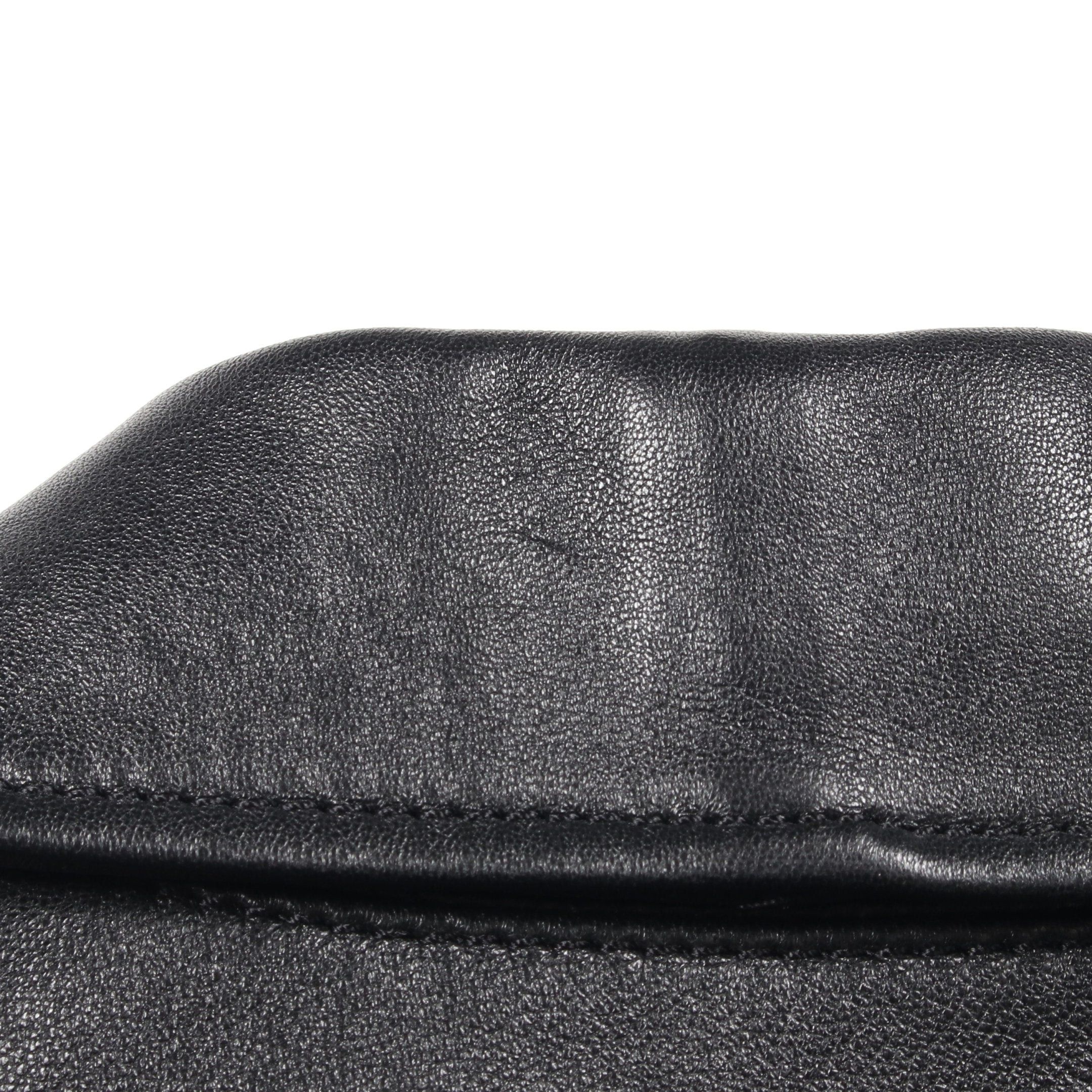 Coach Coach Double Riders Jacket Lamb Leather Black Size ONE SIZE - 8 Thumbnail