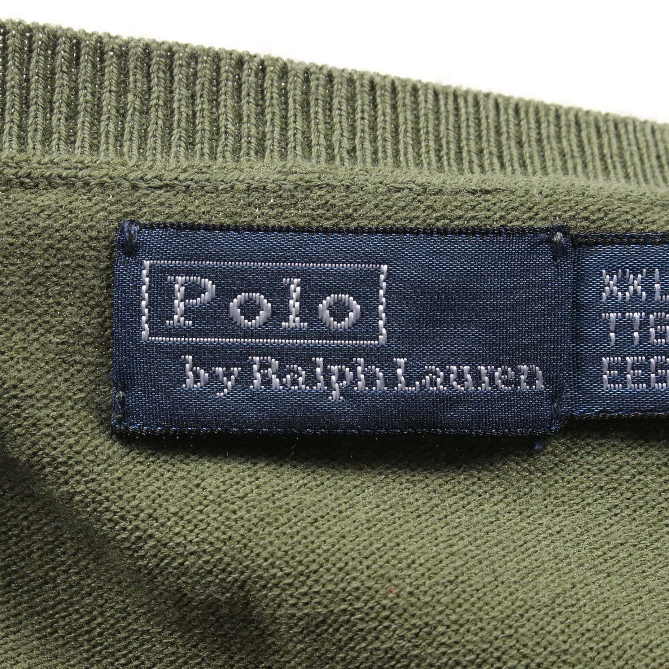 Ralph Lauren Ralph Lauren Cut And Sew Knit Short Sleeve Cotton Khaki Green Size ONE SIZE - 3 Thumbnail