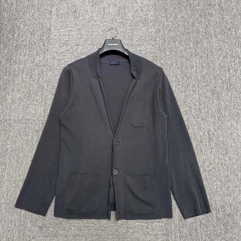 Lanvin Lanvin Gray Knitted Cardigan Size S-yf Size US S / EU 44-46 / 1 - 2 Thumbnail
