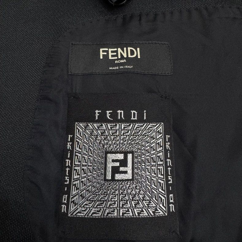 Fendi Fendi Side Logo Stripe Blazer Jacket-yf Size US L / EU 52-54 / 3 - 5 Thumbnail