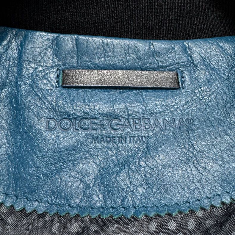 Dolce & Gabbana DG Leather Zip Jacket Size 54-yf Size US XXL / EU 58 / 5 - 5 Thumbnail