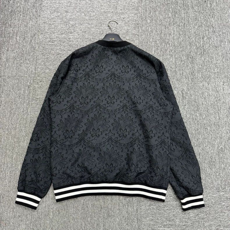 Dolce & Gabbana Black Sweater with Palm Tree Embroidery-yf Size US L / EU 52-54 / 3 - 2 Thumbnail